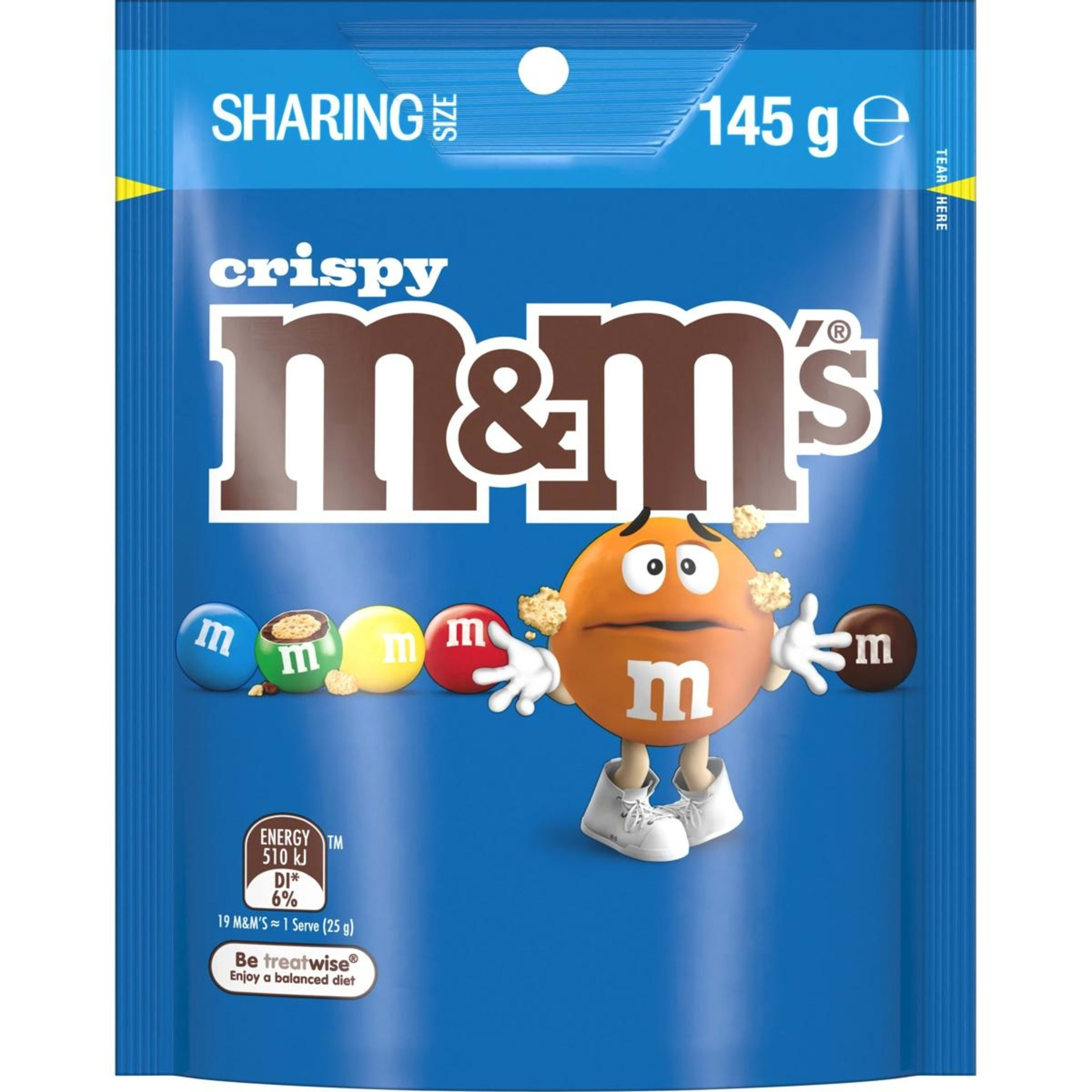 1 M&M's Crispy Chocolate Bag 145g