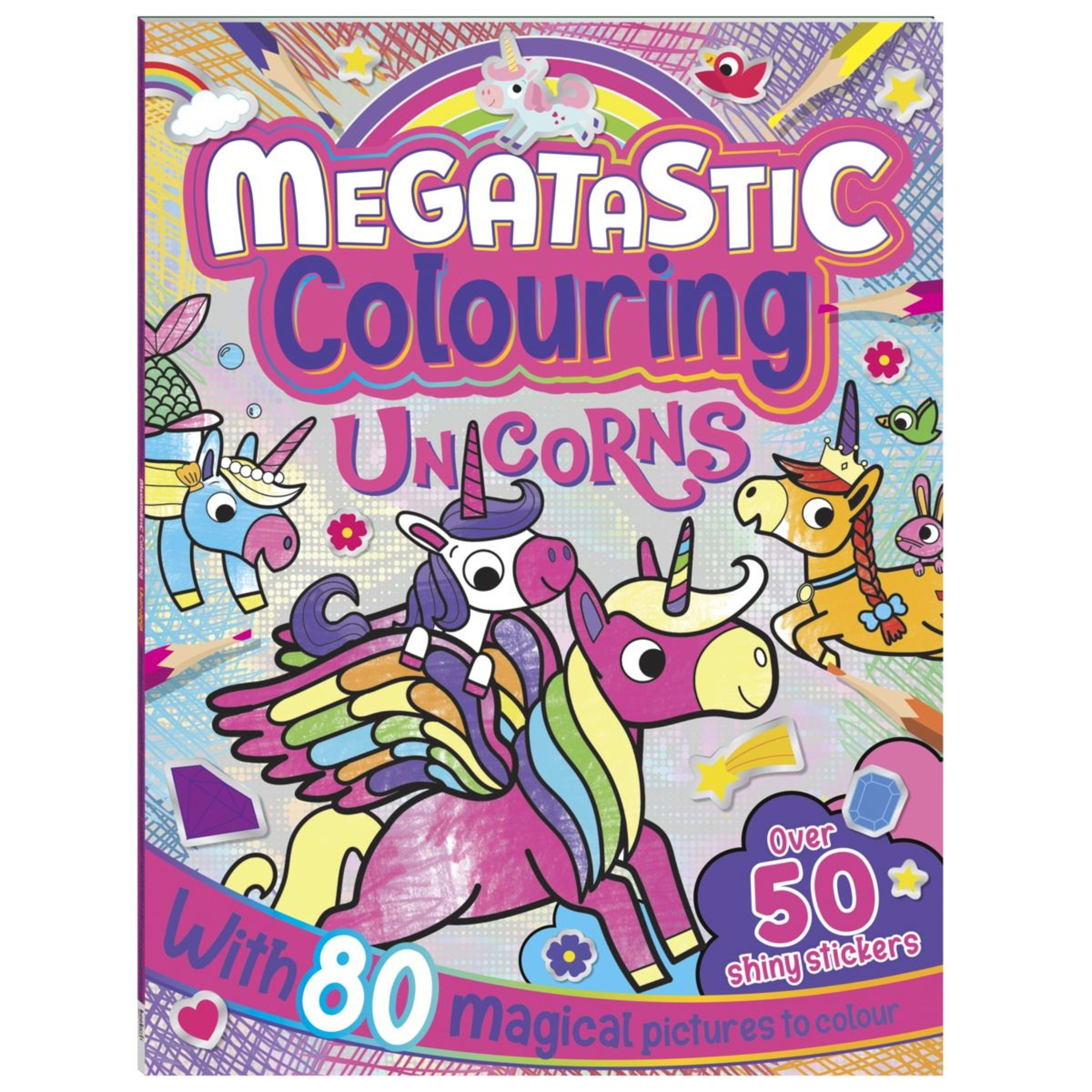 Megatastic Colouring: Unicorns - Book - Kmart