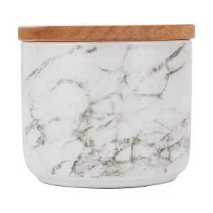 Small Marble Look Canister