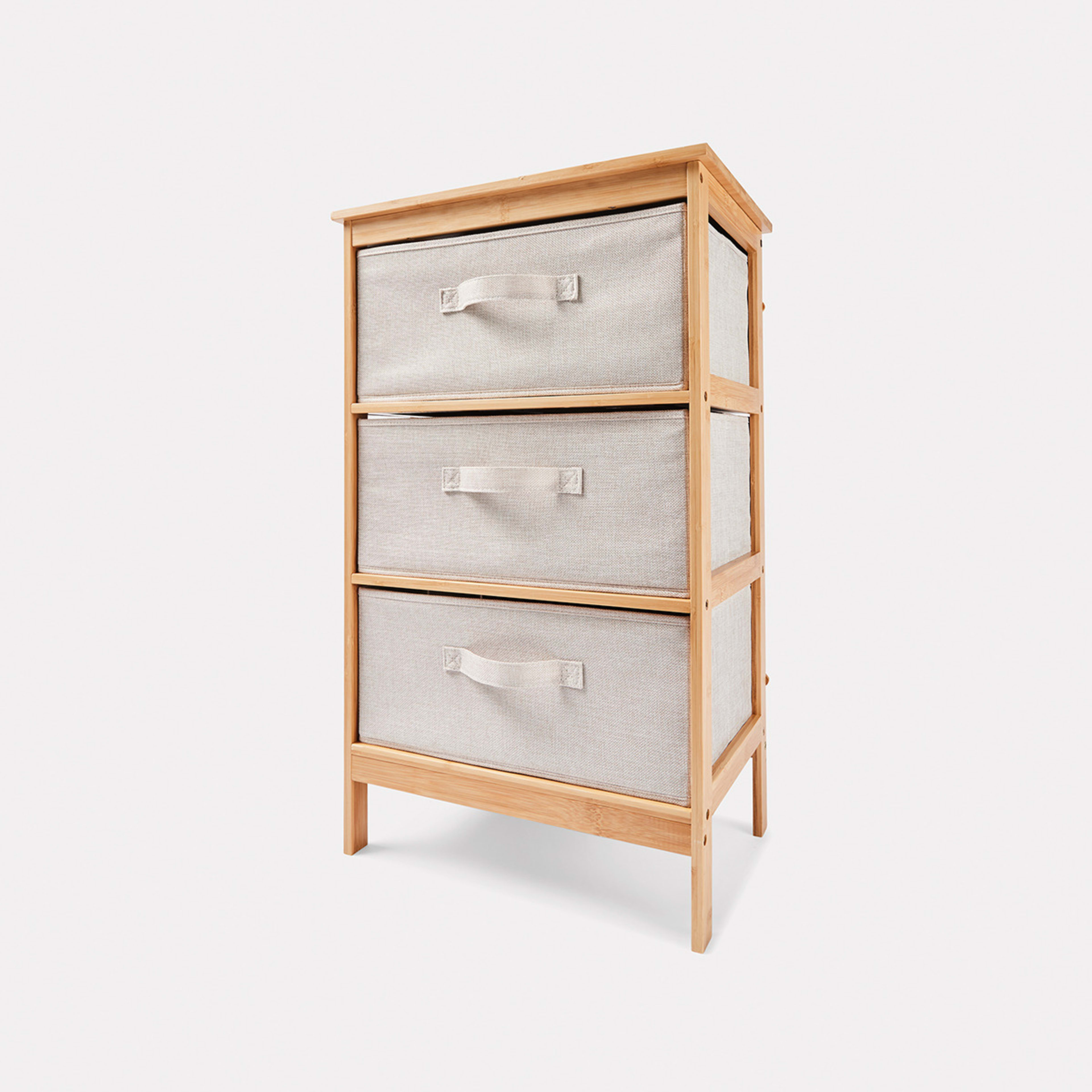 3 Drawer Bamboo Chest Kmart