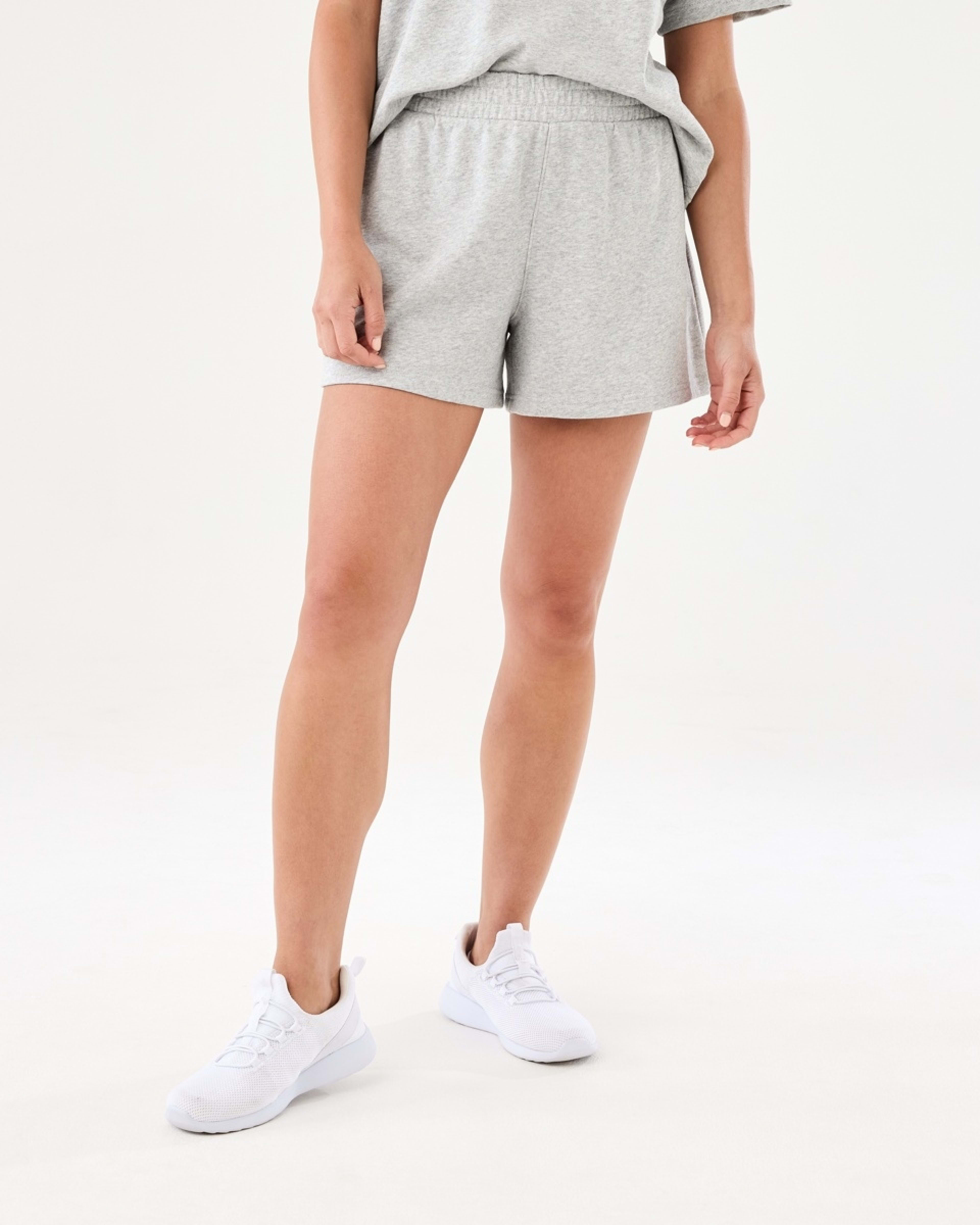 5 Active Womens Terry Everyday Shorts Grey Marle, 5 of 6