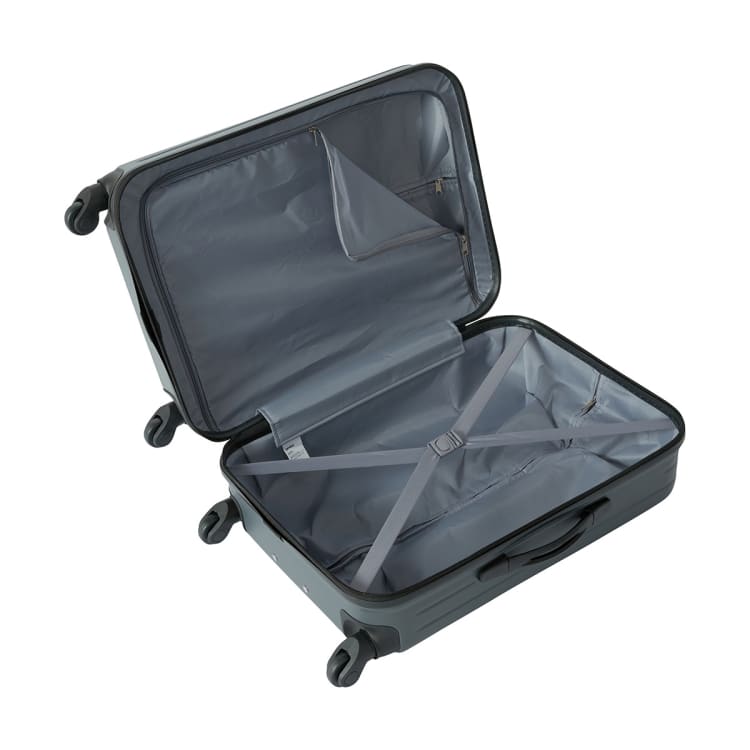 58cm 4 Wheel Hard Case - Charcoal - Kmart