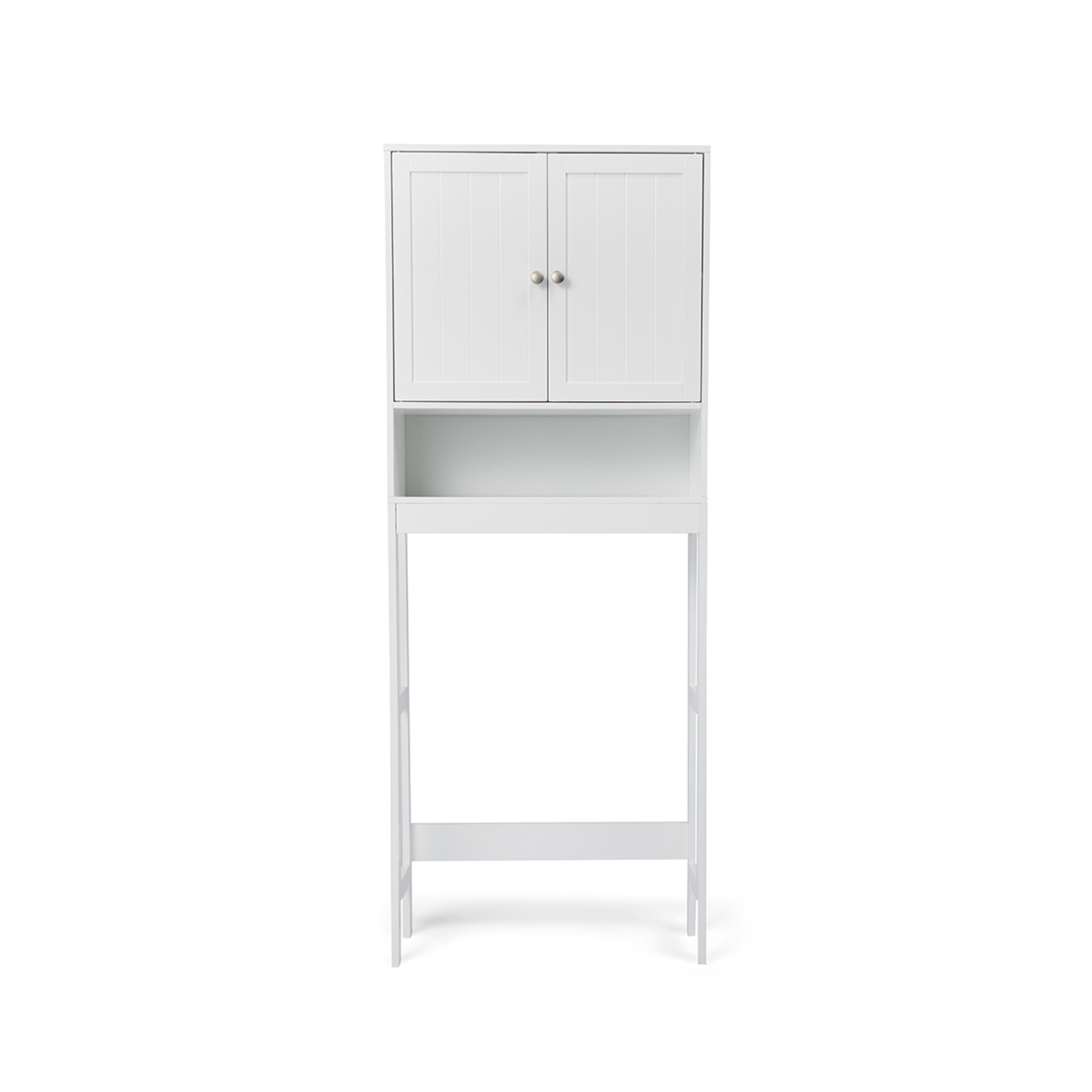 3 Over Toilet Panelled Shelf Unit, 3 of 9