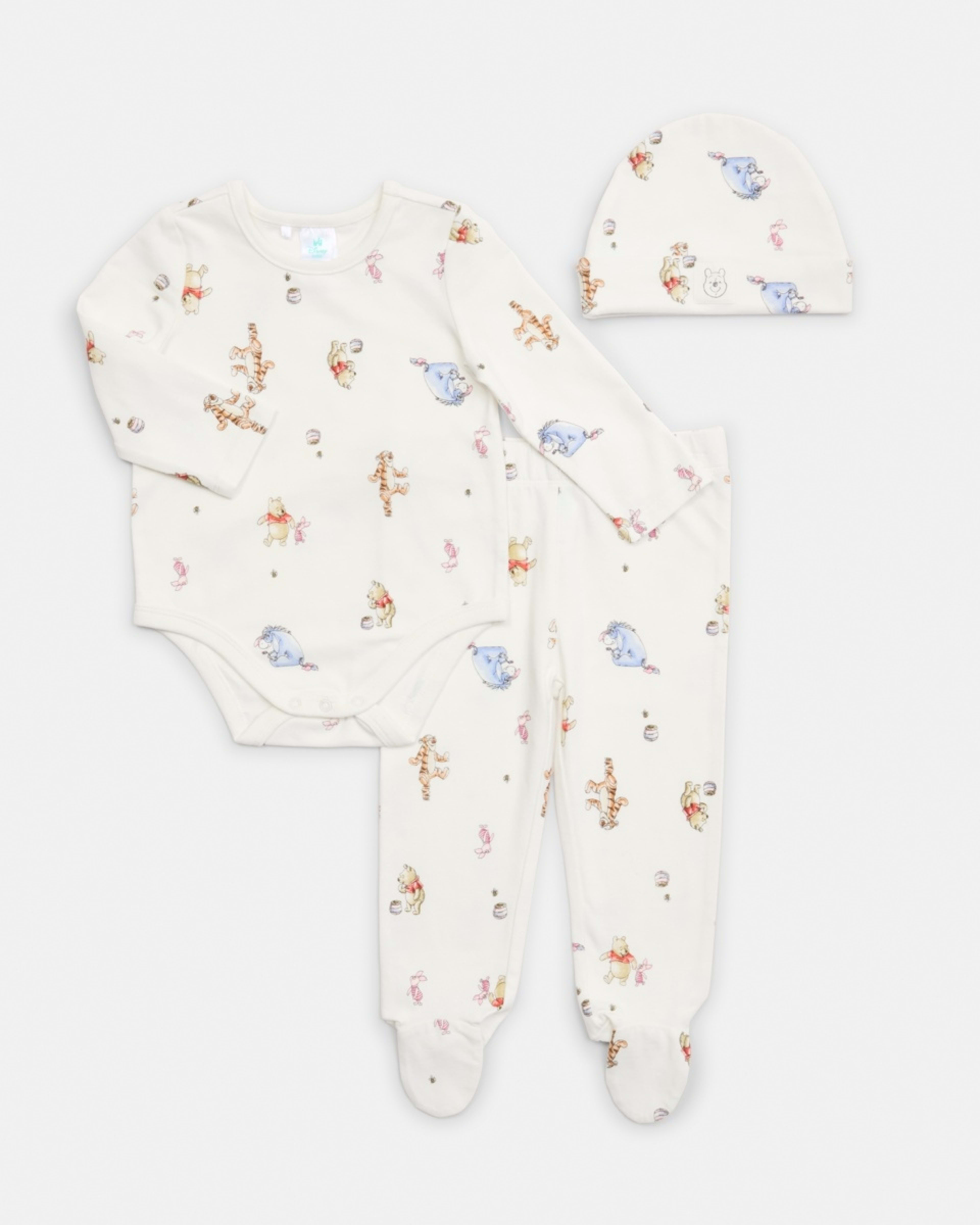 1 3 Piece Winnie The Pooh License Starter Set BEIGE WINNIE