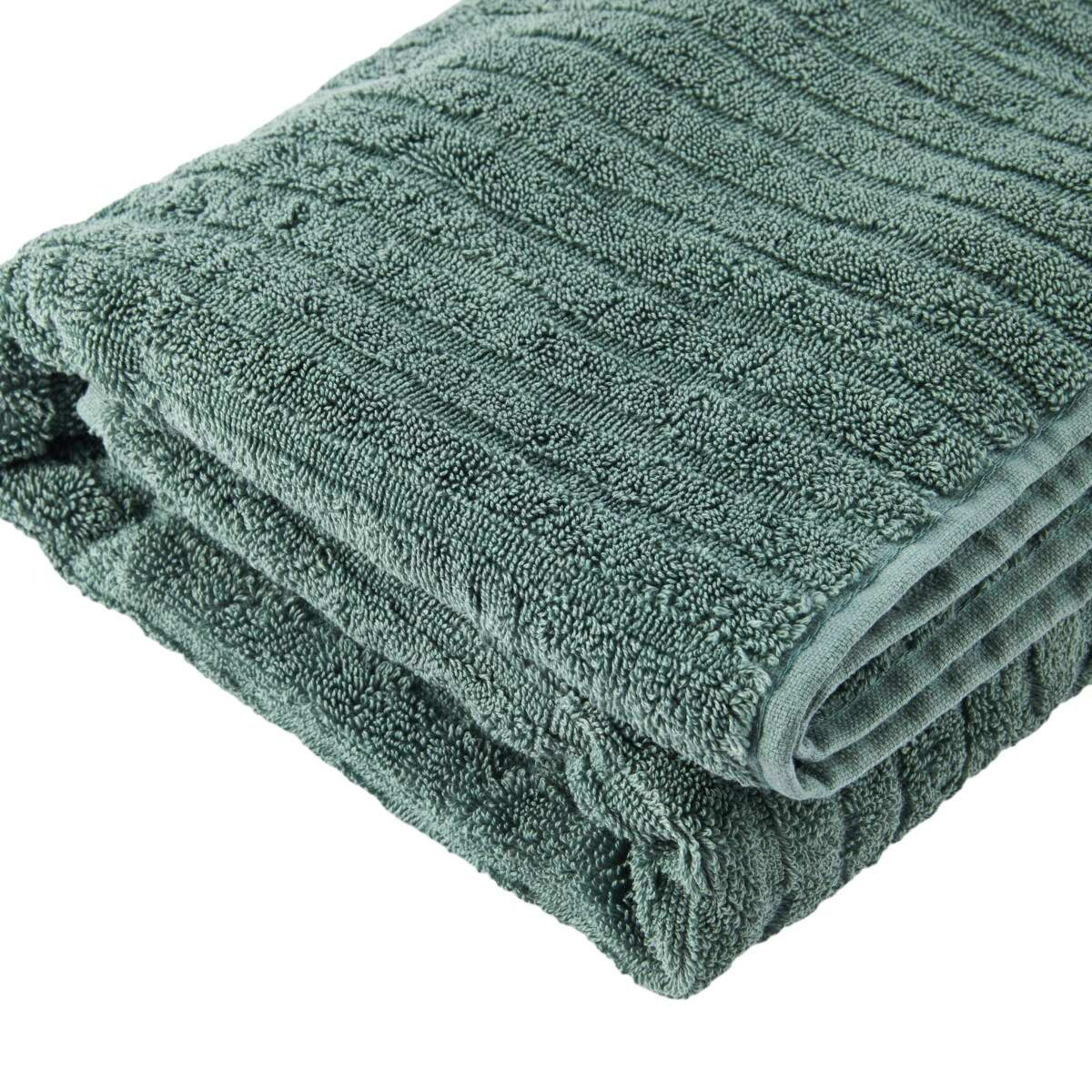 4 Australian Cotton Bath Towel - Teal, 4 of 5