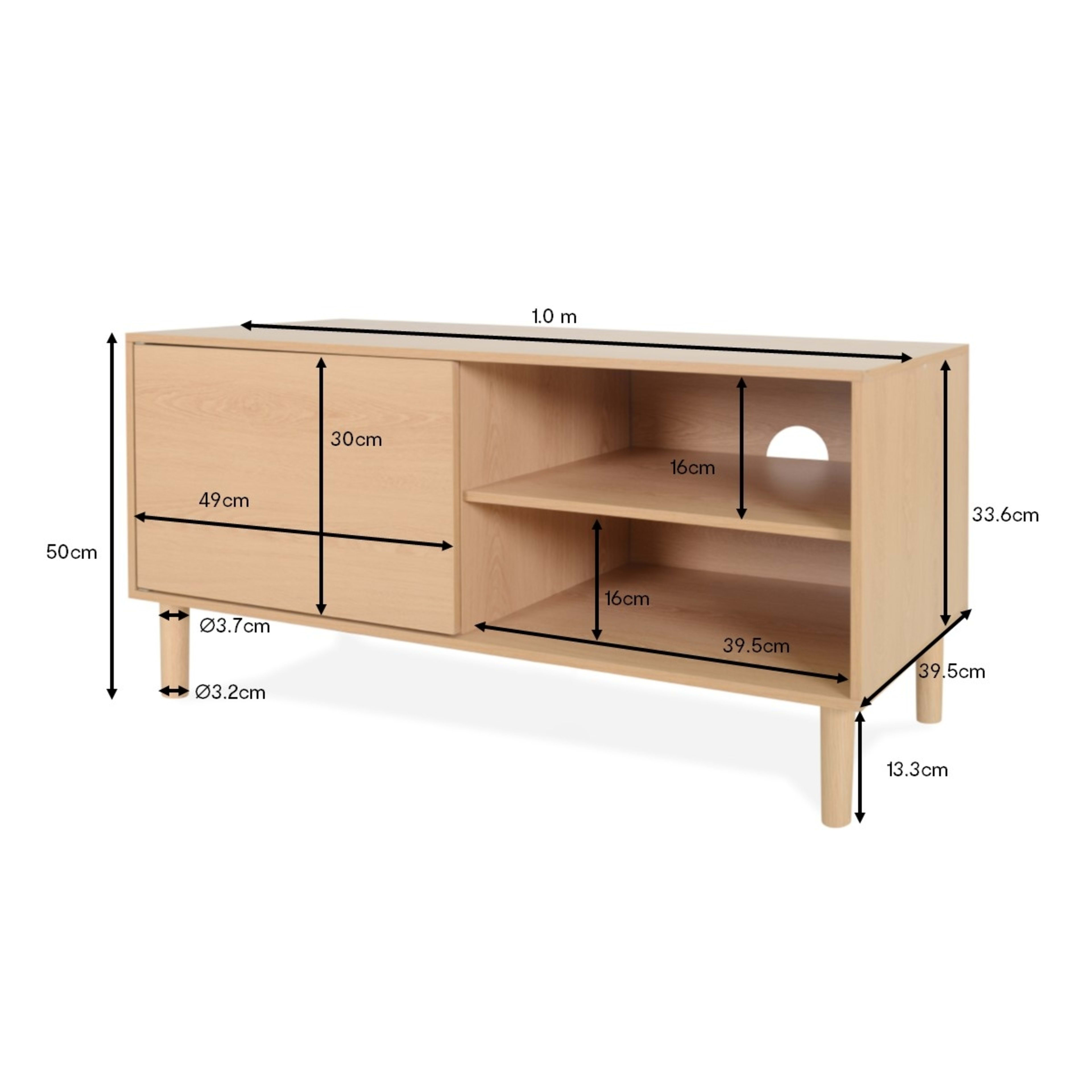 10 Storage Unit - Oak Look, 10 of 10