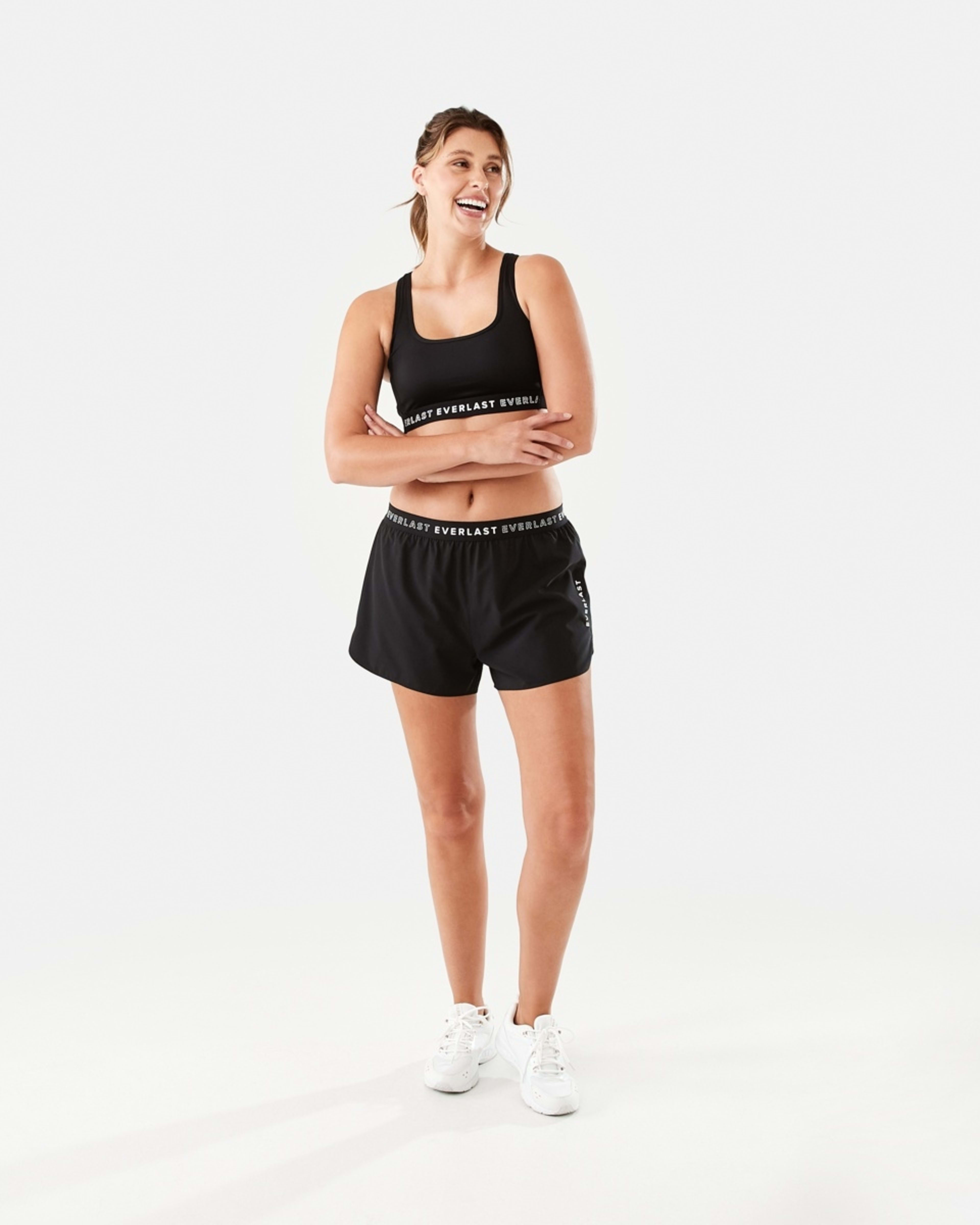 8 Everlast Womens Racer Back Crop Top Everlast Black, 8 of 8