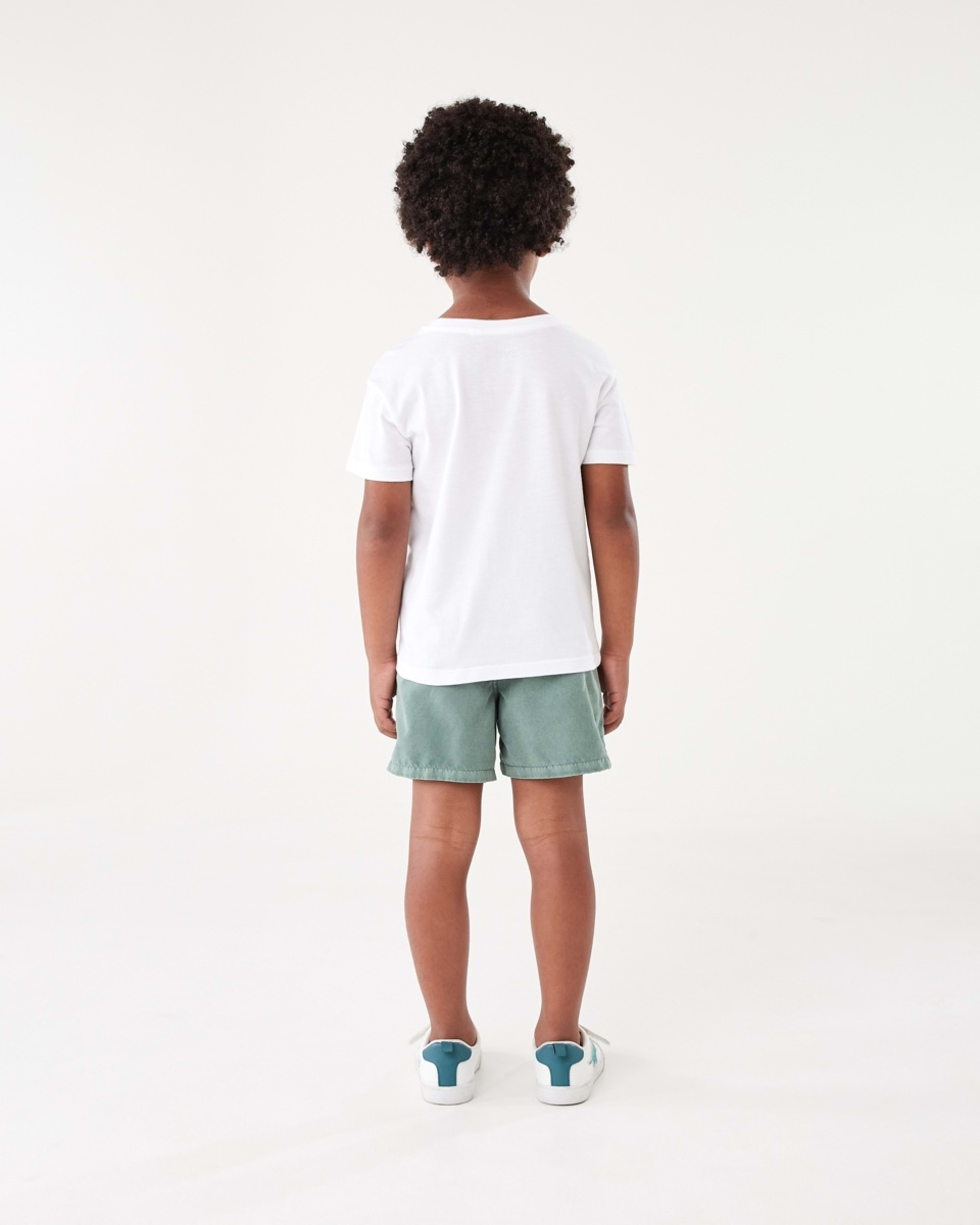 6 Washed Shorts MID GREEN, 6 of 8