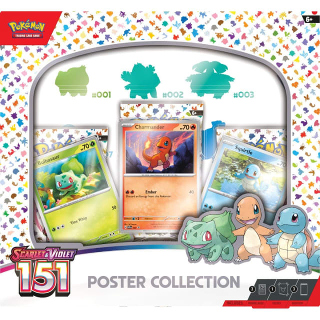 Pokemon Trading Card Game Scarlet and Violet 151 Poster Collection Kmart