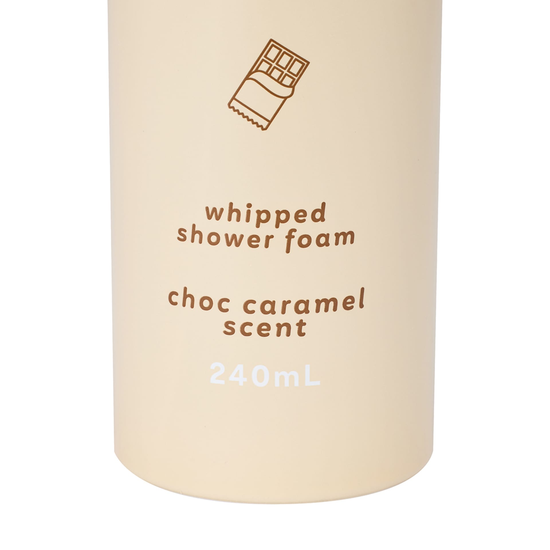 Whip It Up Whipped Shower Foam 240ml Choc Caramel Scent Kmart