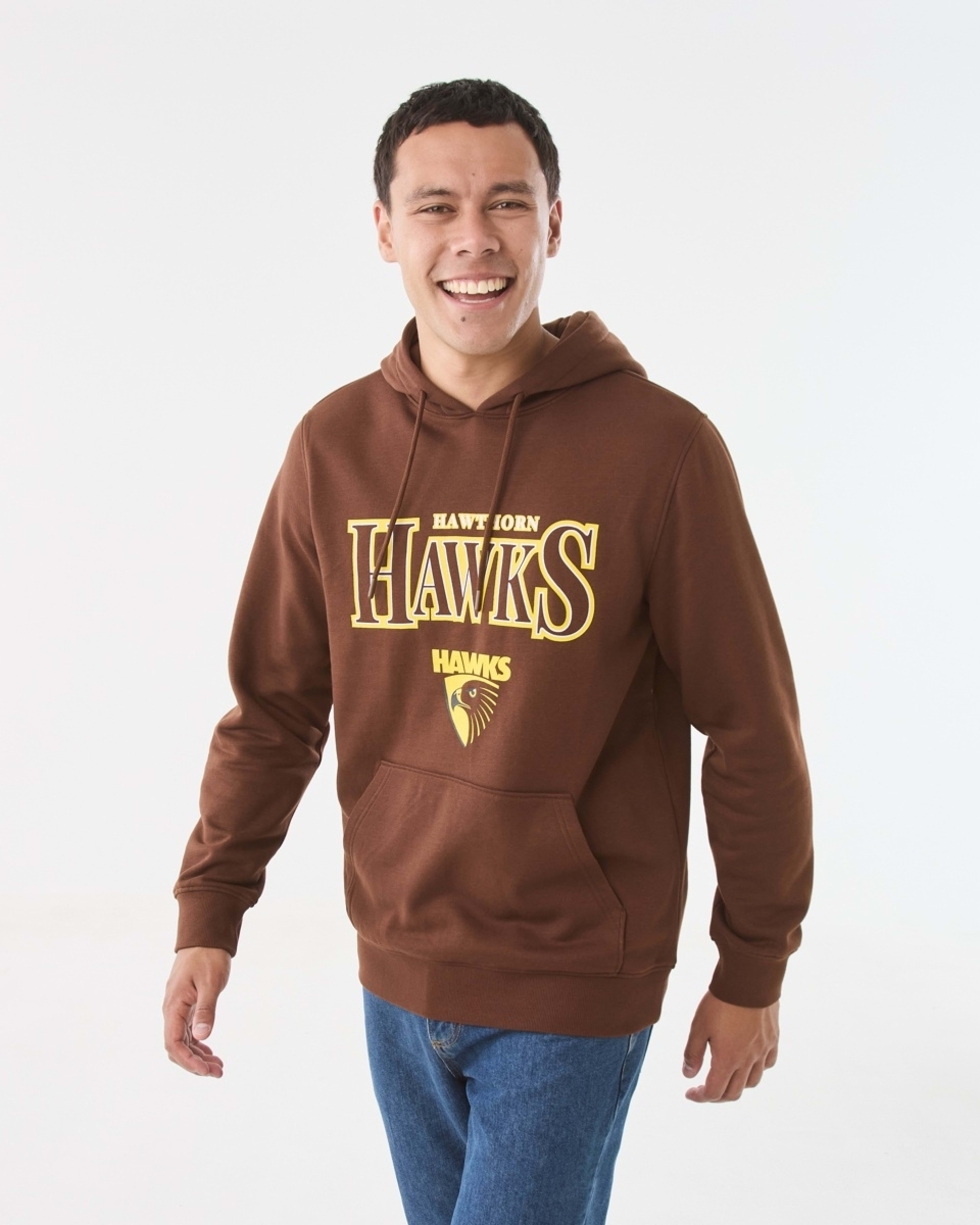 1 Official AFL Adult Hoodie Hawthorn, 1 of 5