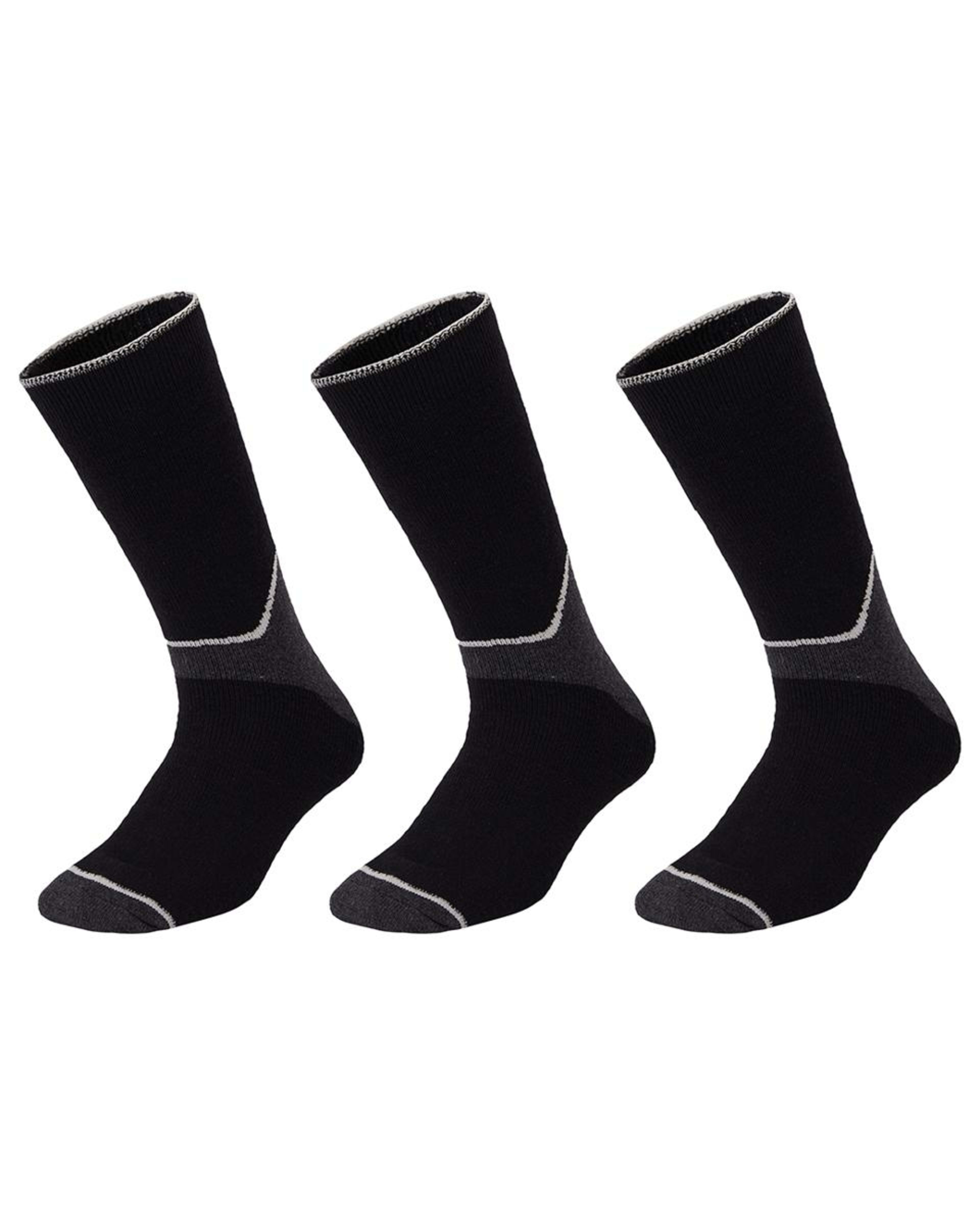 1 3 Pack Extreme Adventure Socks Black, 1 of 3