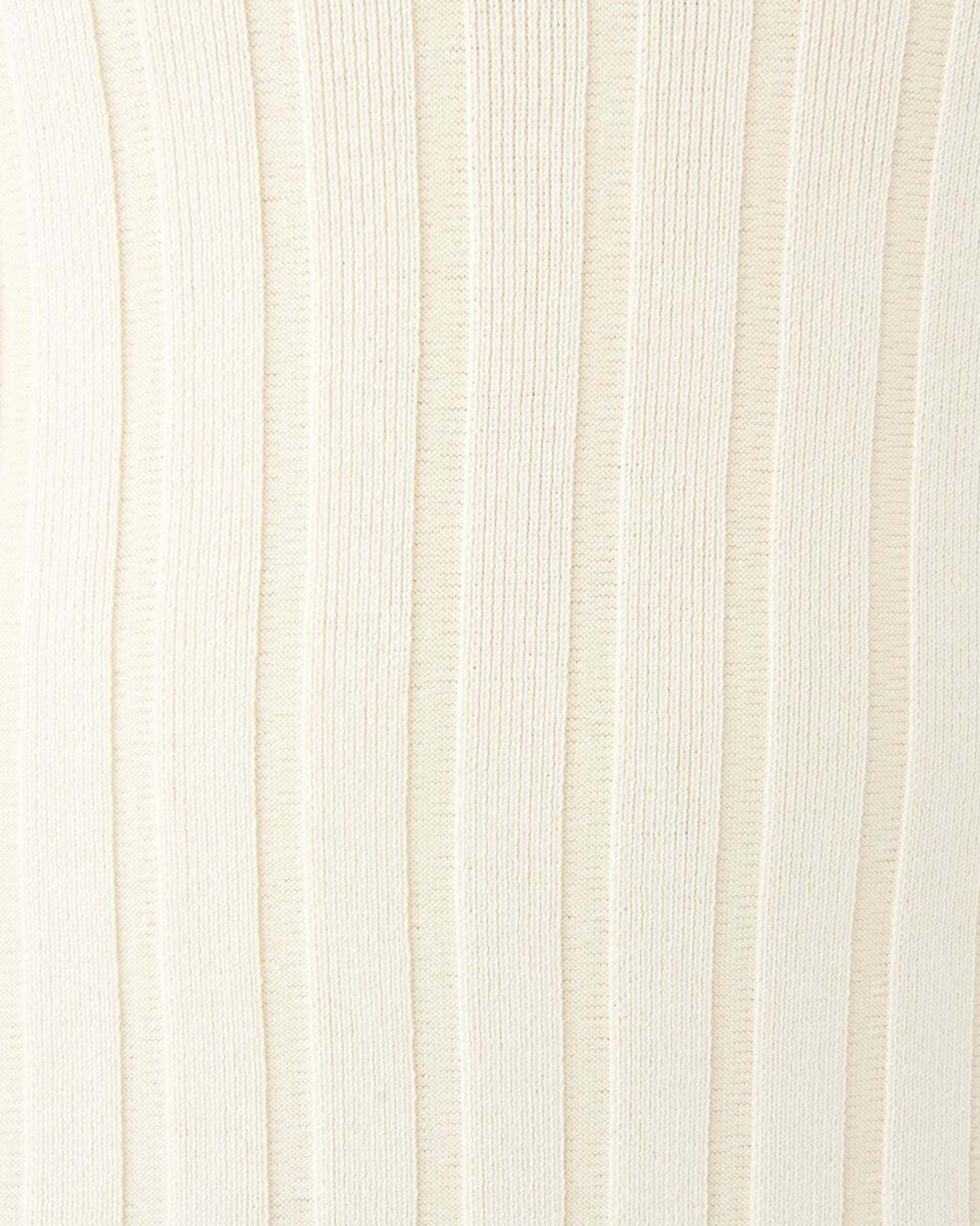4 Sleeveless Keyhole Knit Midi Dress Ecru, 4 of 6