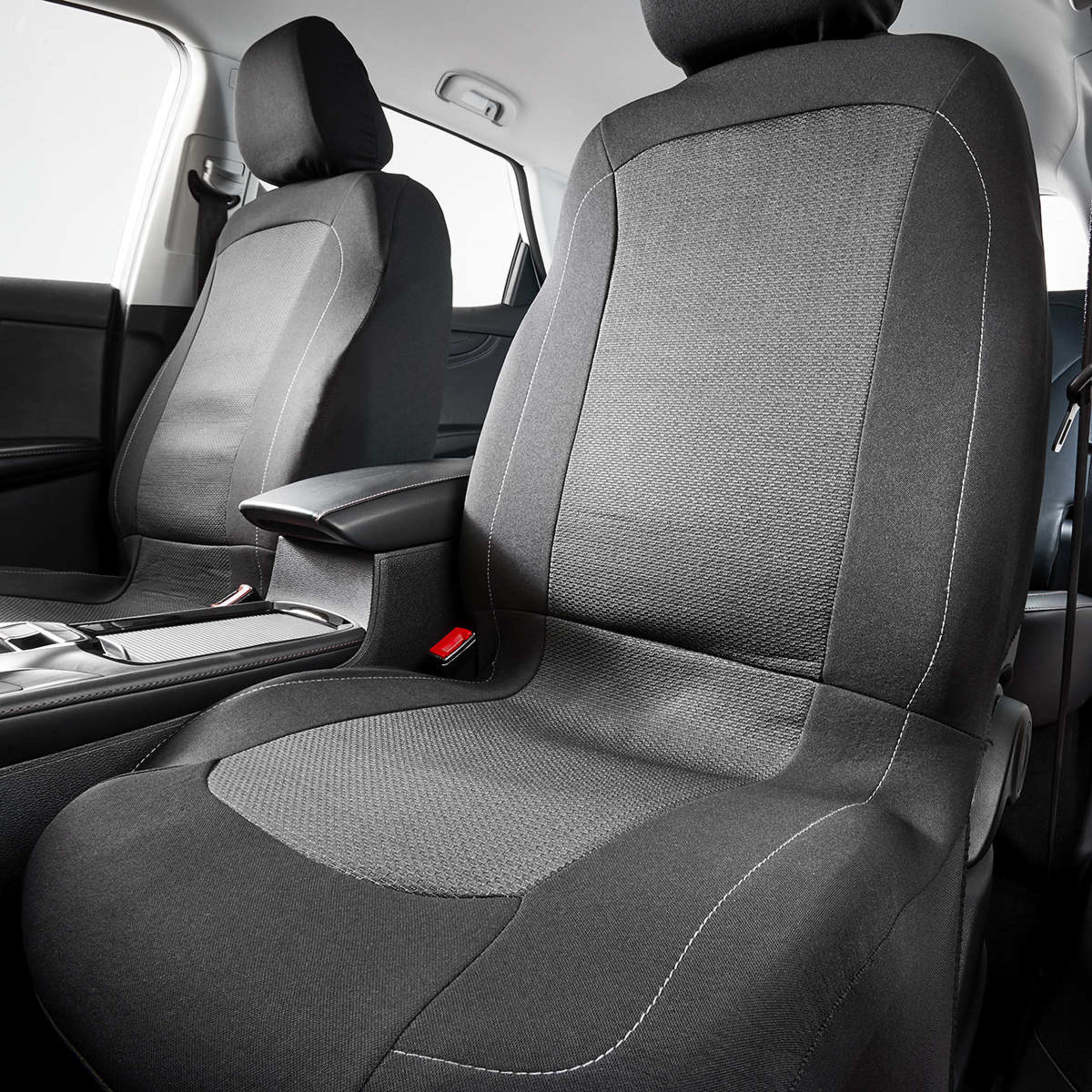 3 Pack Jacquard Seat Covers Black Kmart