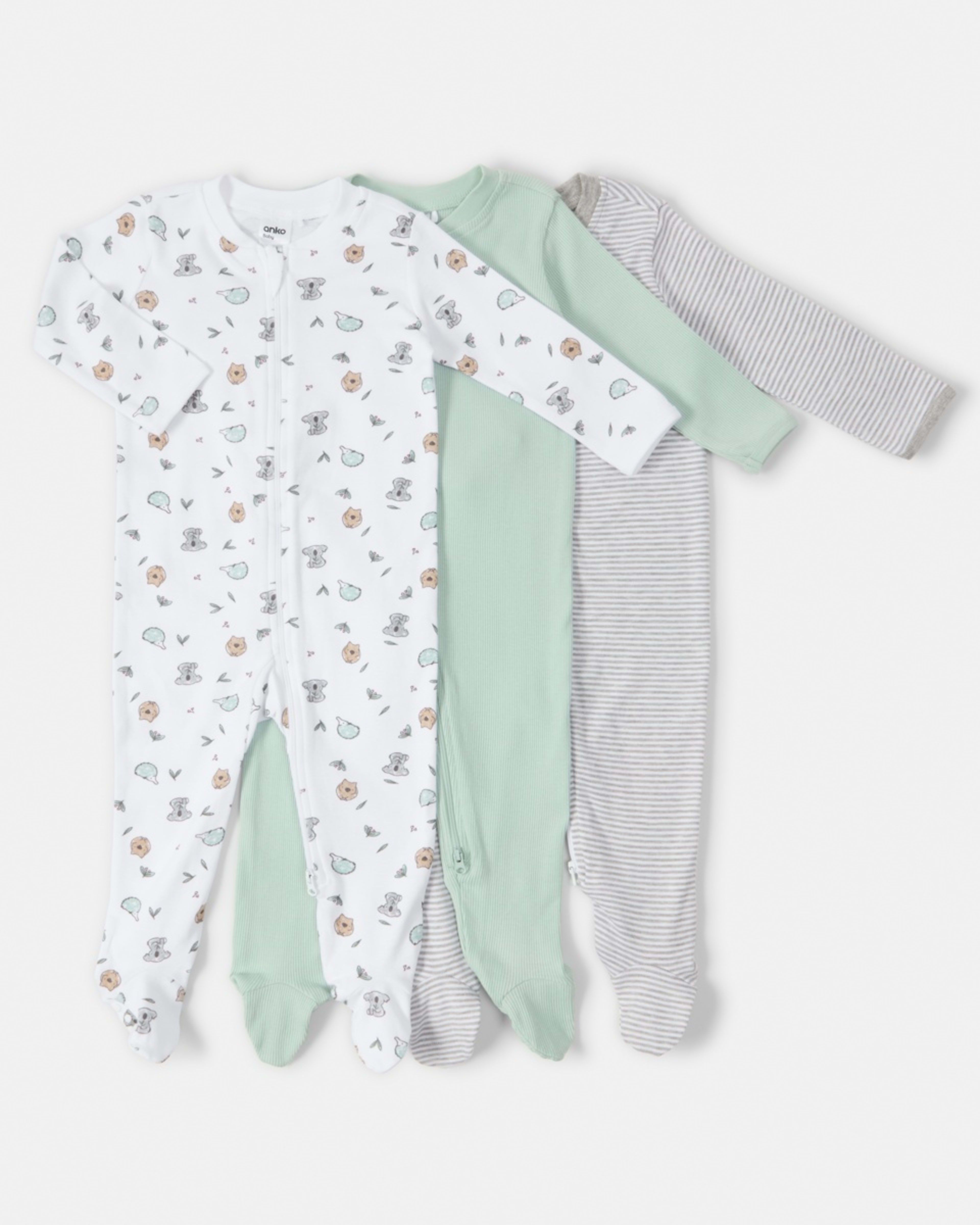 1 3 Pack Coveralls Nb Aus, 1 of 8