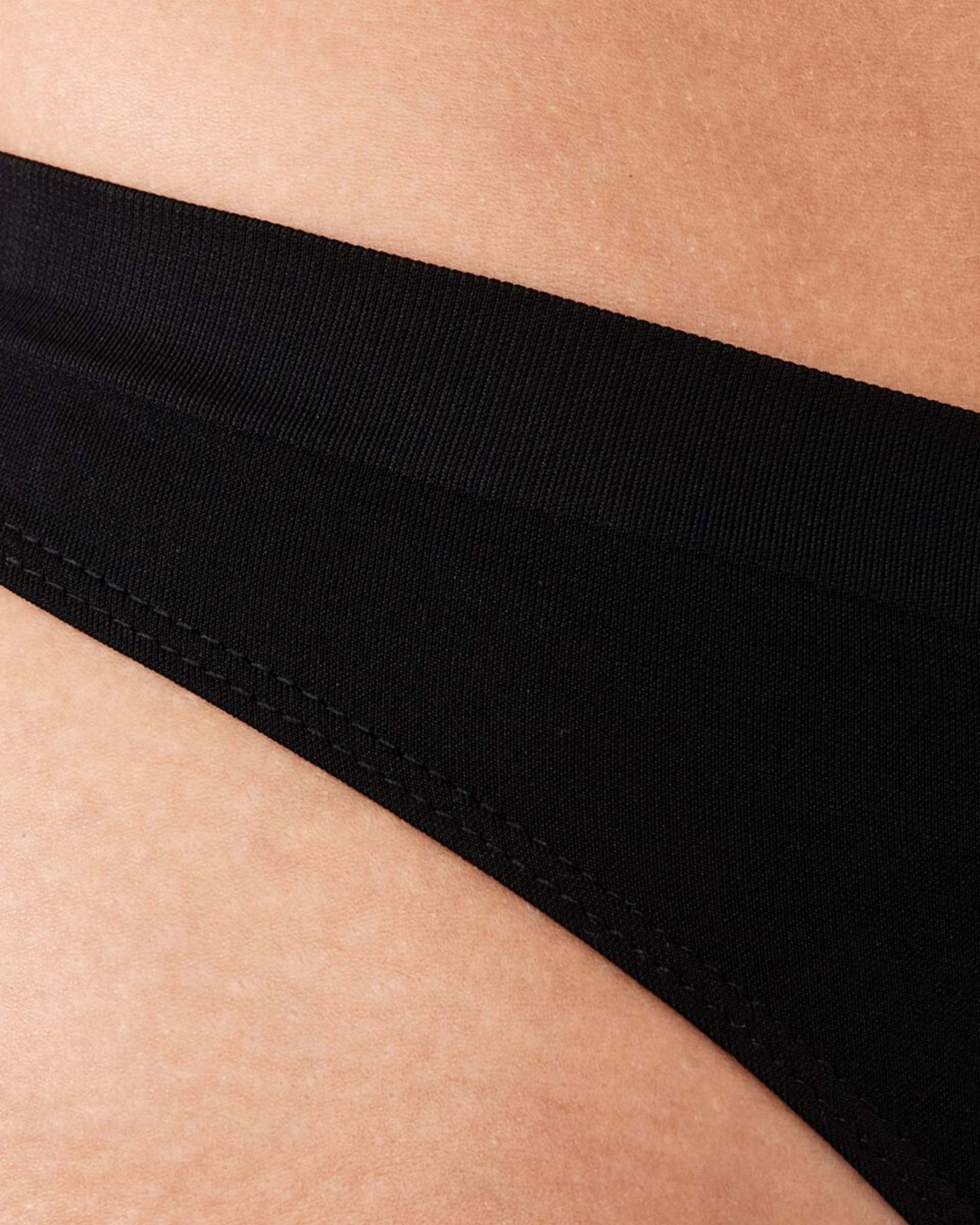 3 Ultra Smooth Seamfree G-String Briefs BLACK, 3 of 6