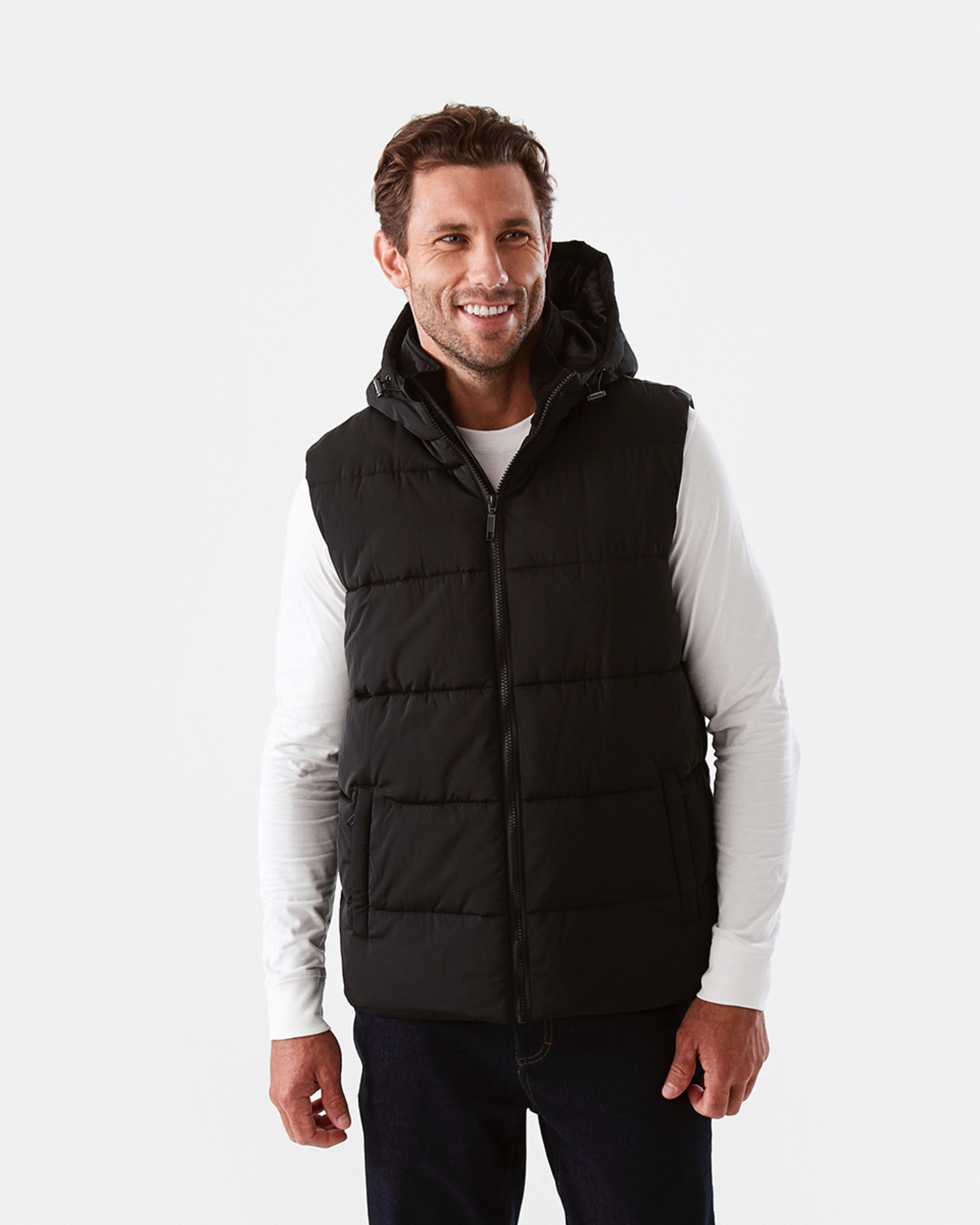 Hooded Puffer Vest - Kmart NZ