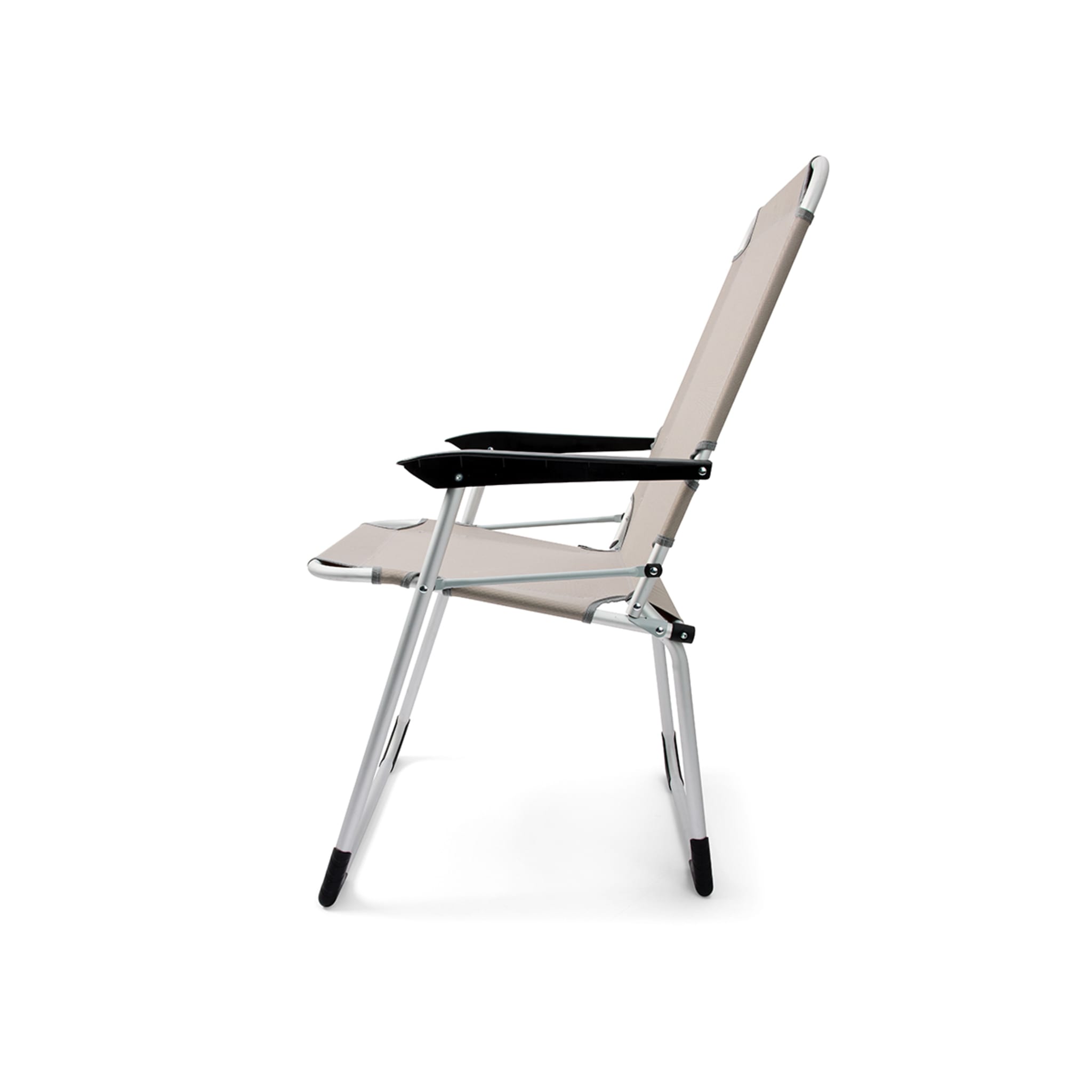 Aluminum Hard Arm Chair Beige Kmart