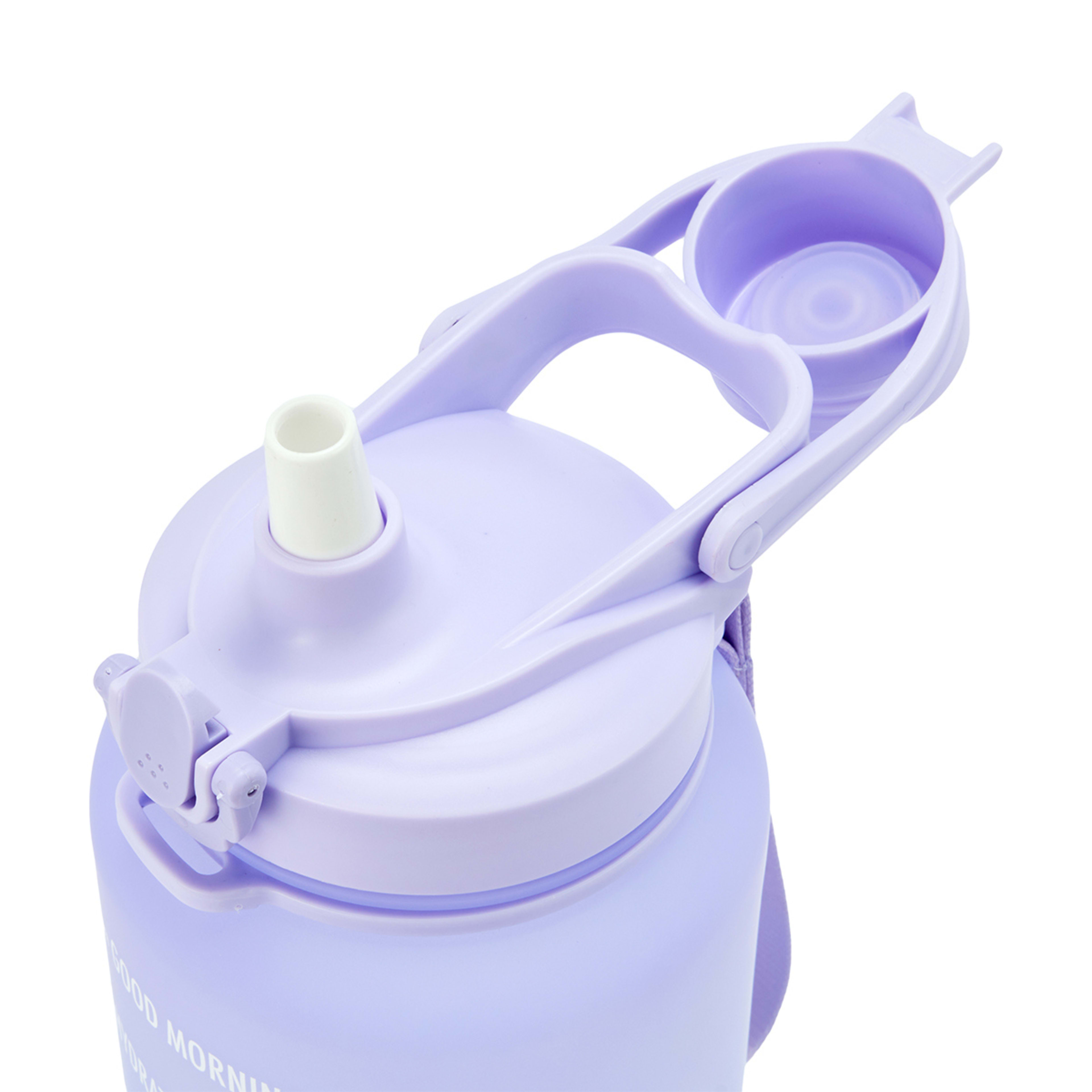 2.1L Purple Ombre Daily Intake Flip Lid Drink Bottle Kmart