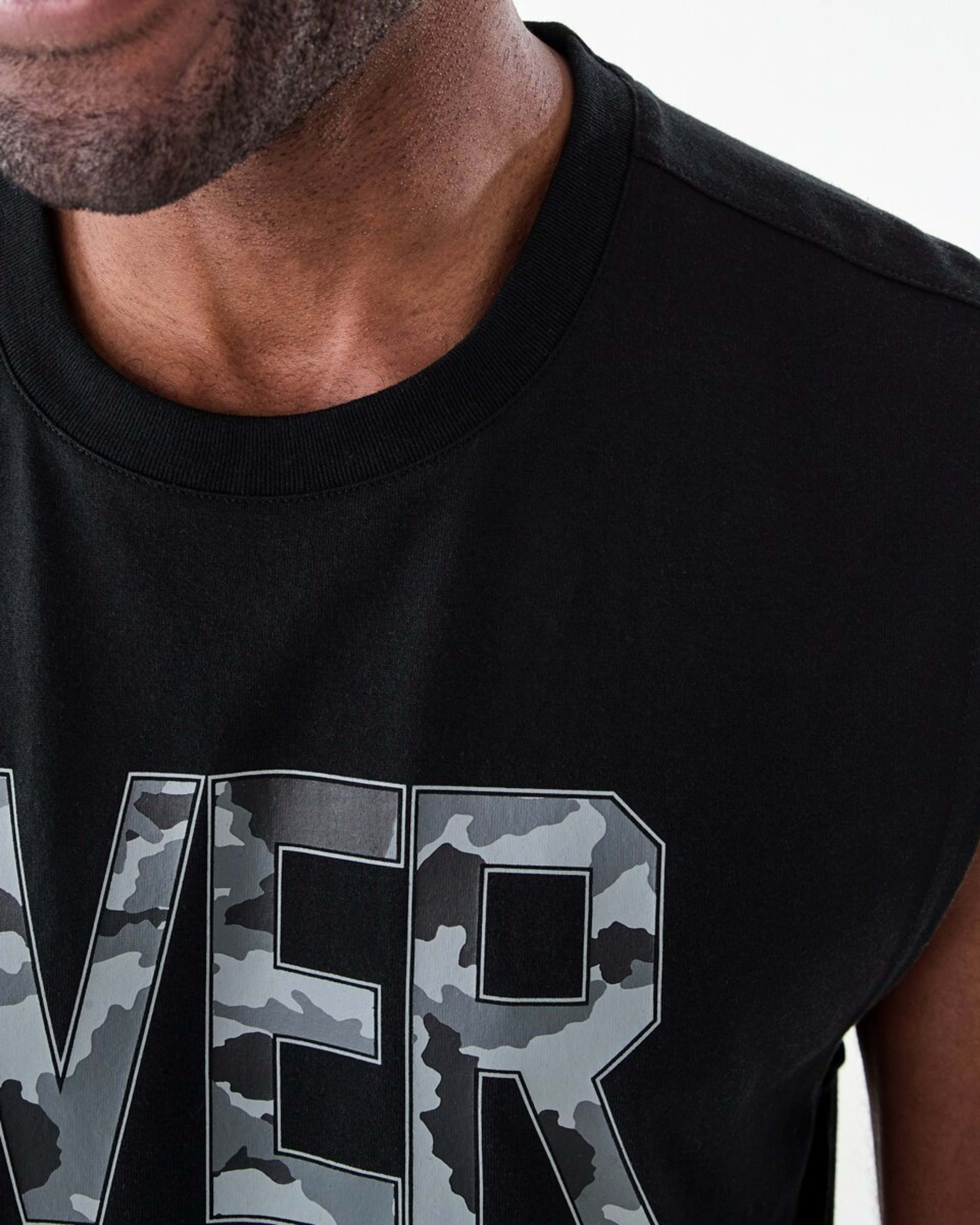 5 Everlast Mens Camo Print Muscle EVERLAST BLACK, 5 of 7