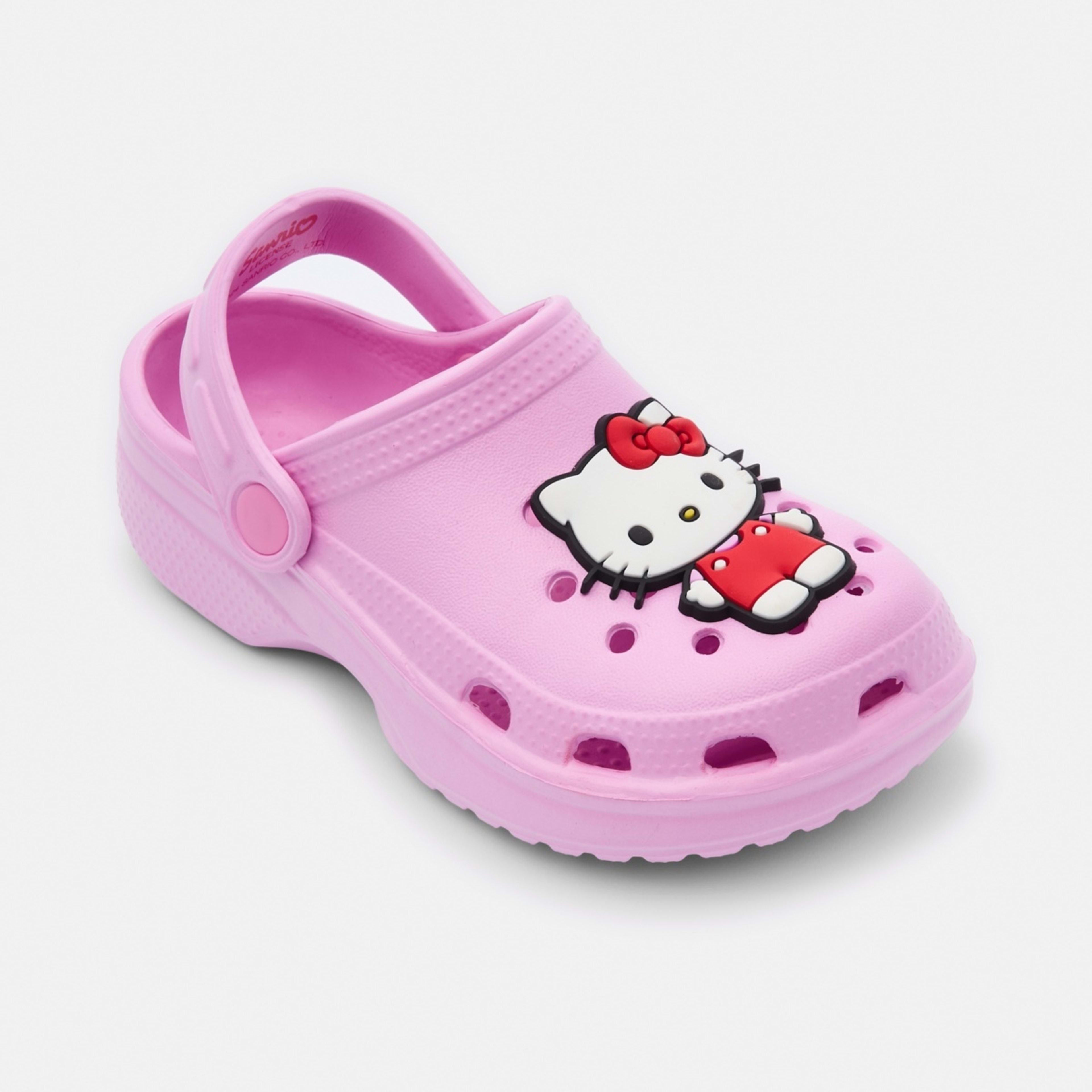 2 Junior Hello Kitty License Clogs Pink, 2 of 5