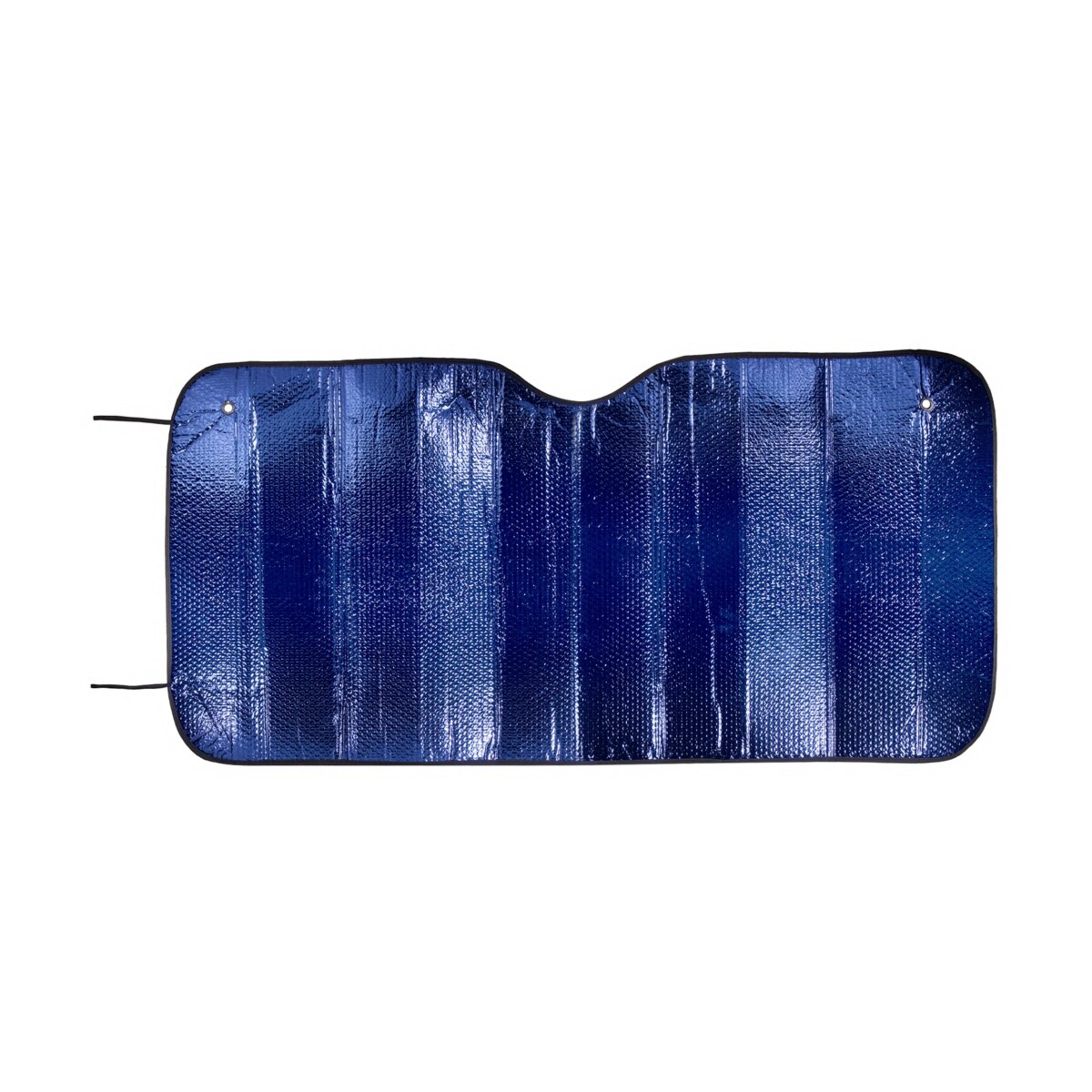 1 Front Accordion Sunshade - Metallic Blue, 1 of 6