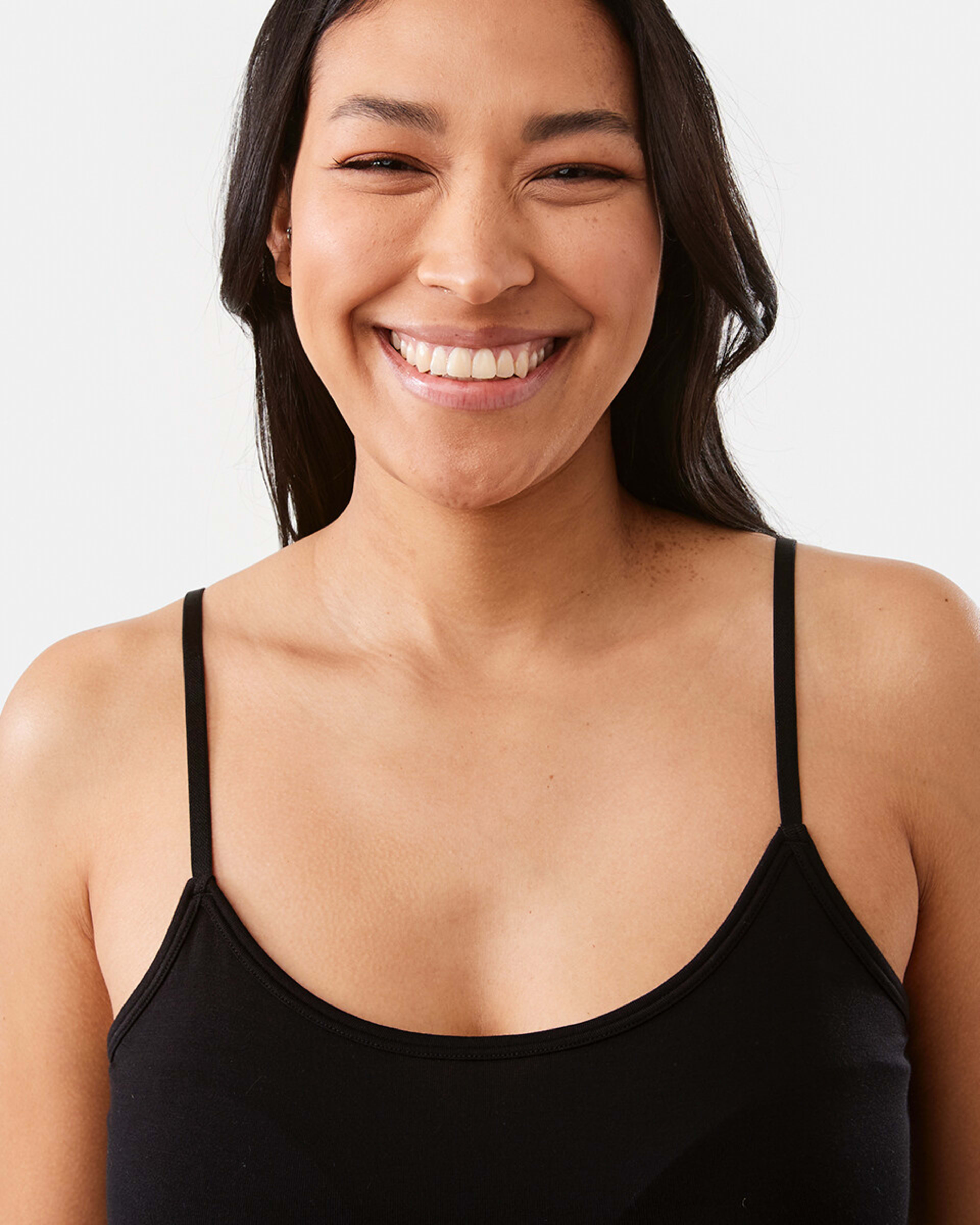 4 2 Pack Bamboo Cami Black, 4 of 6