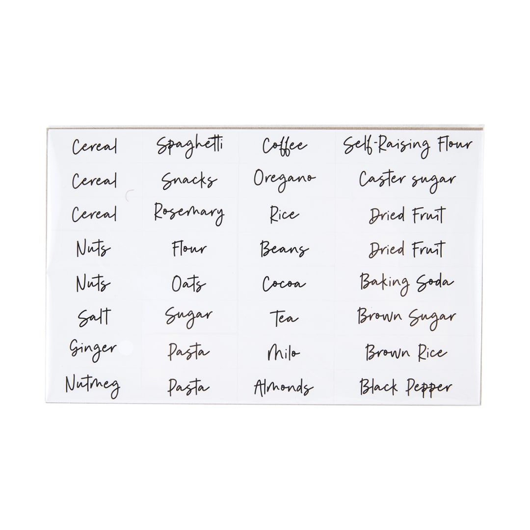 96 Pantry Labels Small Kmart