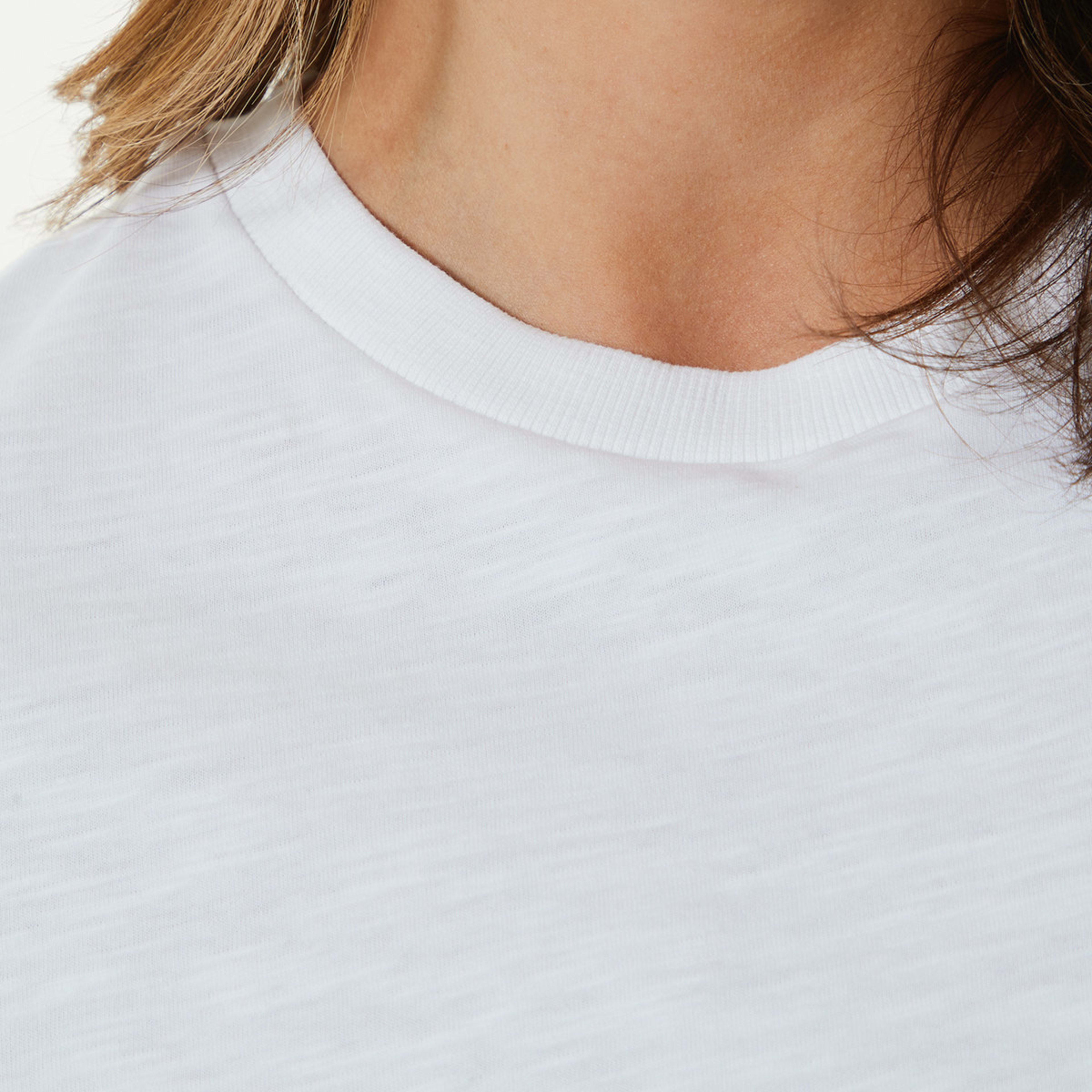 5 Short Sleeve Shrunken T-shirt White, 5 of 5