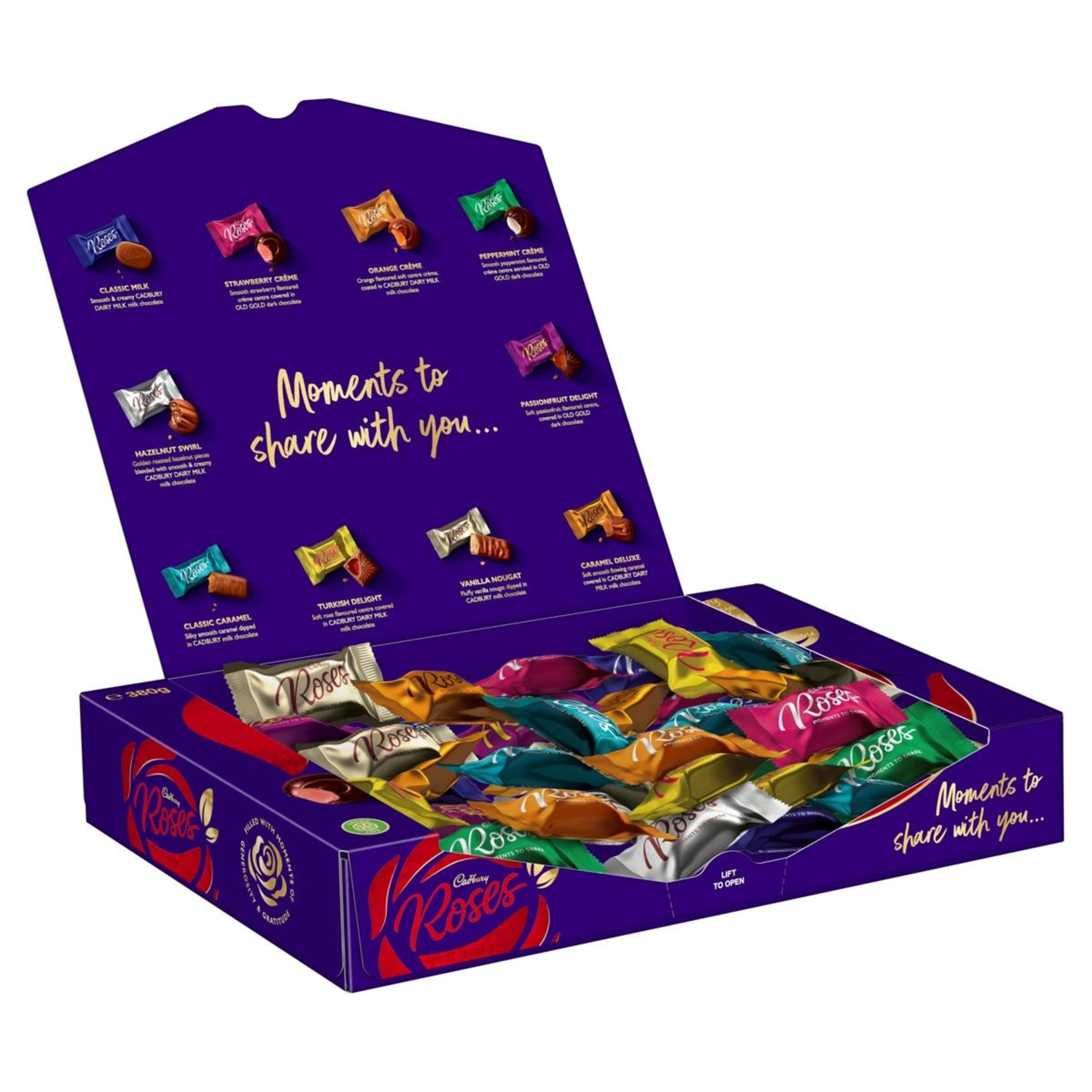 2 Cadbury Roses Boxed Chocolate 380g, 2 of 4