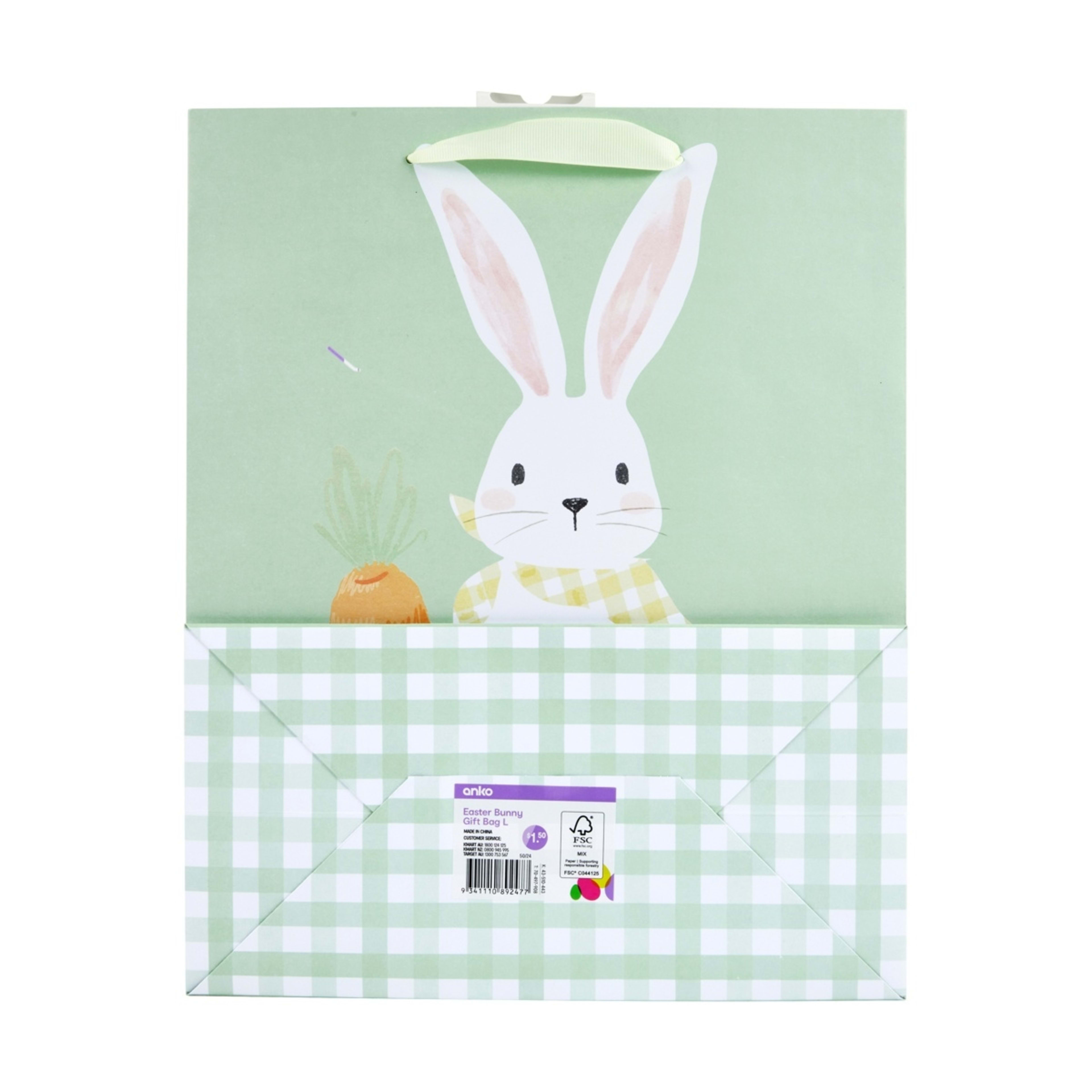 5 Easter Bunny Gift Bag - Large, 5 of 5