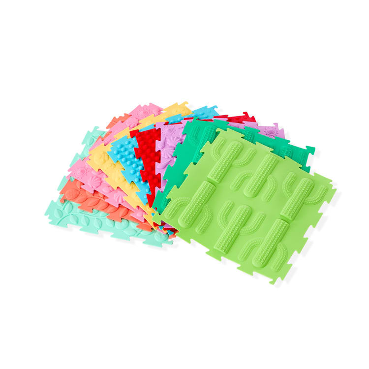 9 Piece Silicone Sensory Mat - Kmart