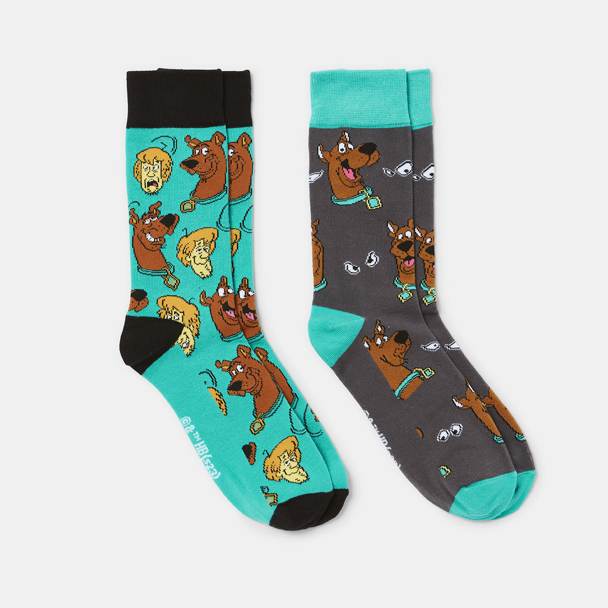 2 Pack Scooby Doo License Socks - Kmart