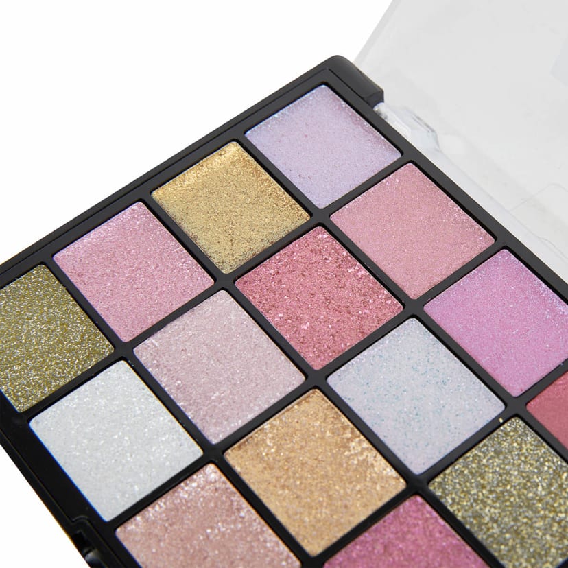 OXX Cosmetics 20 Shades Glitter Eye Cream Palette A Touch Of Sun Kmart