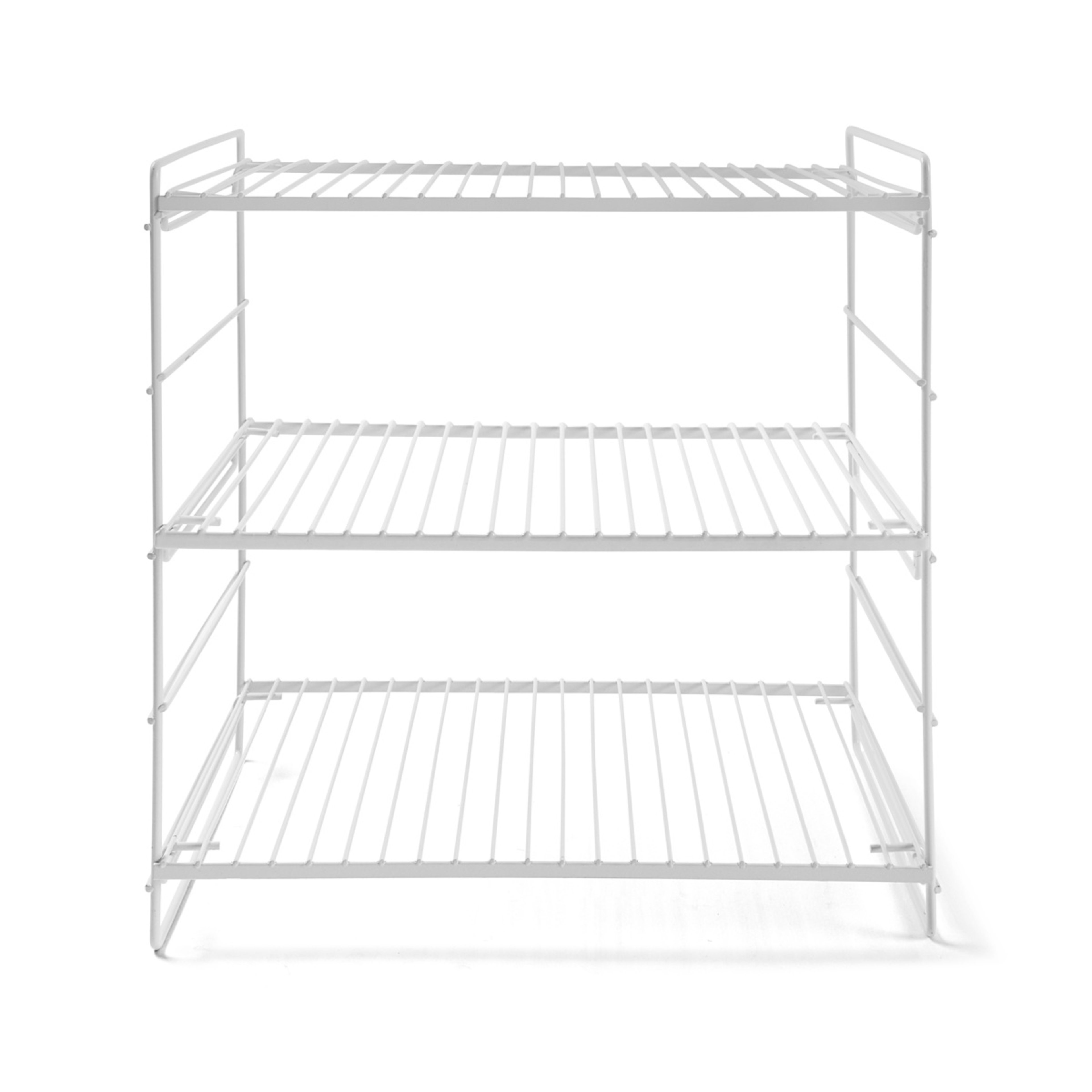 4 White Wire 3 Tier Shelf, 4 of 7