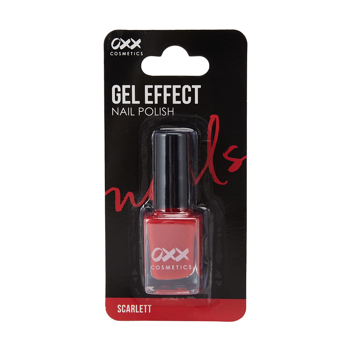 OXX Cosmetics Gel Effect Nail Polish Scarlett Kmart
