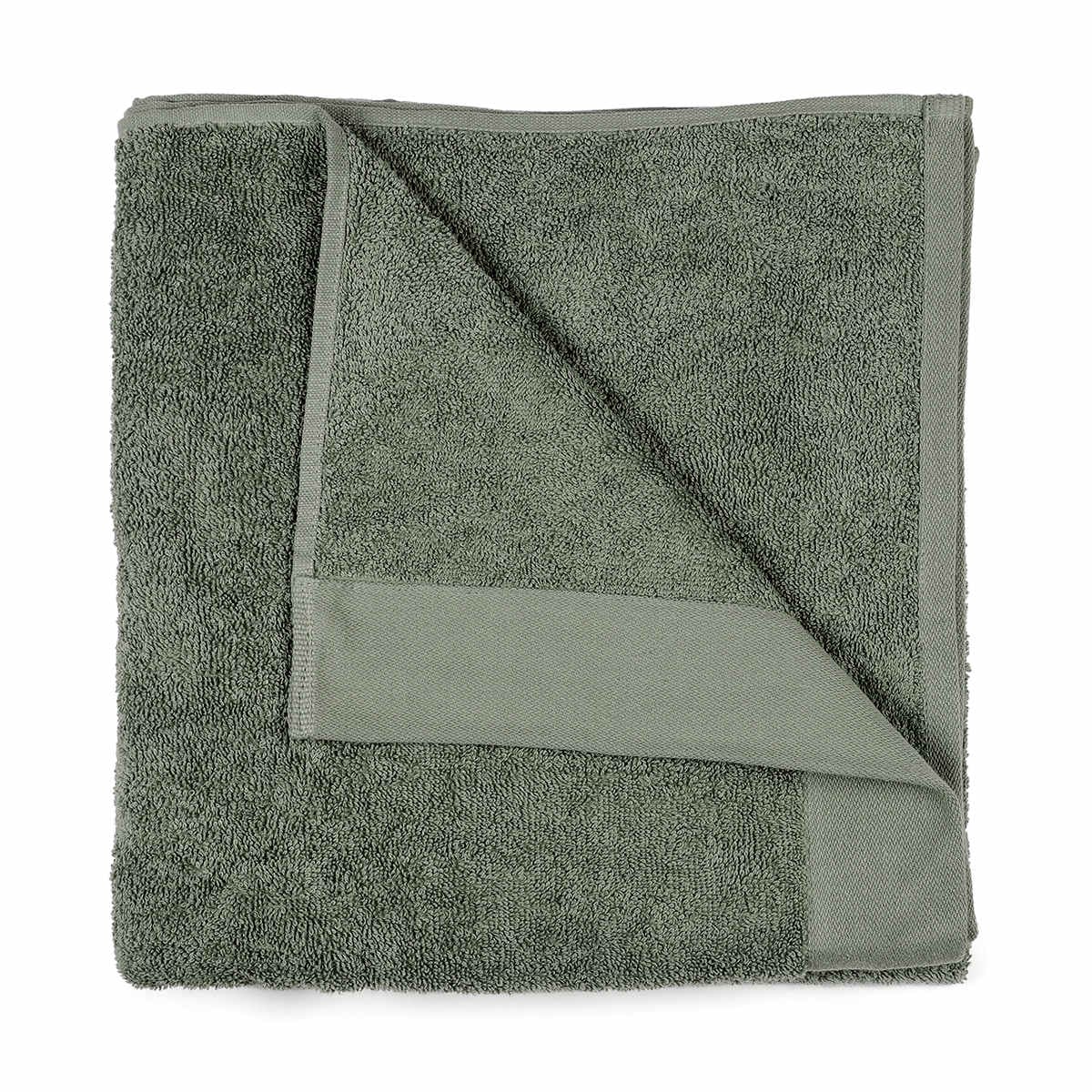 Malmo Cotton Bath Towel Moss