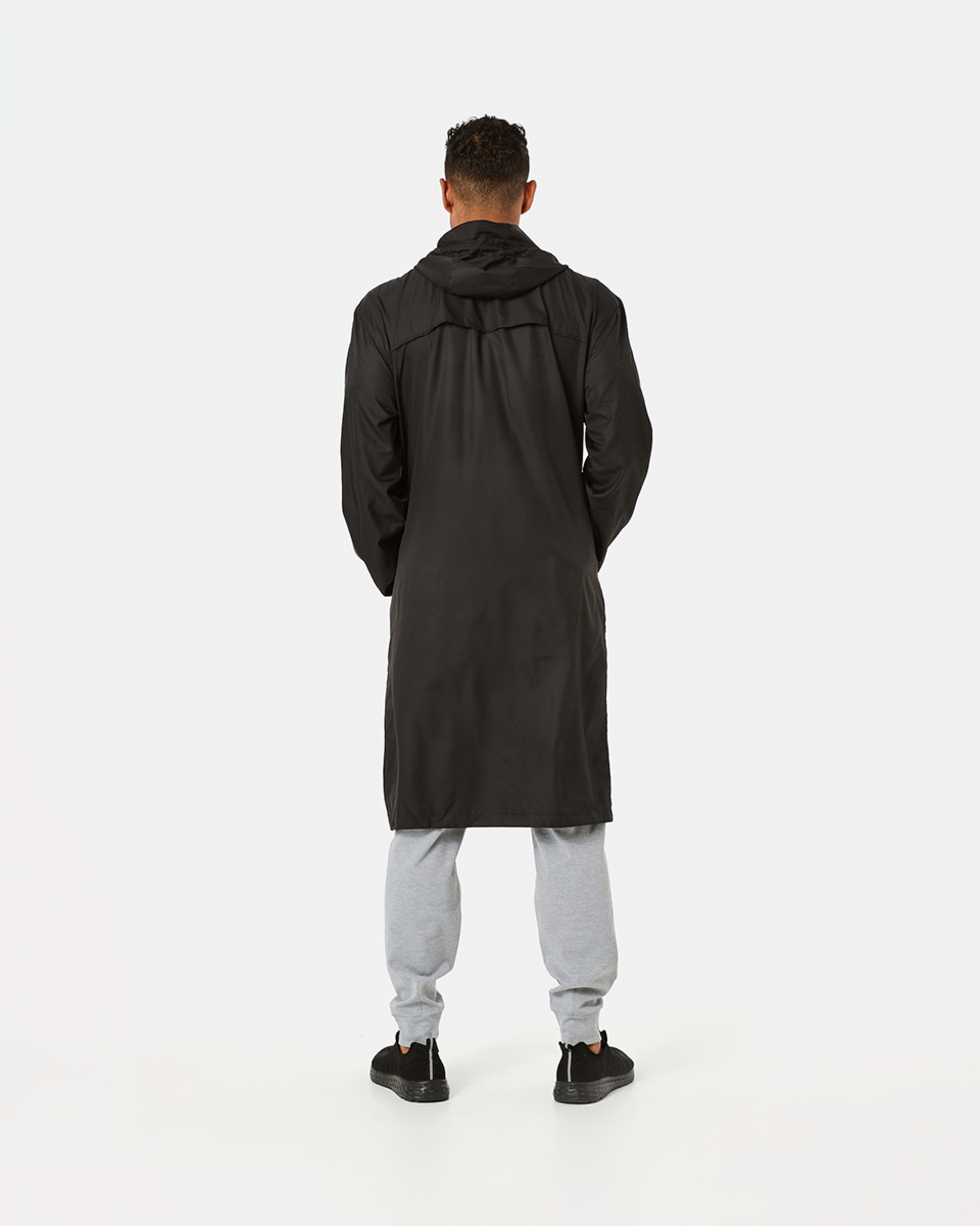 9 Active Unisex Packable Raincoat BLACK, 9 of 10