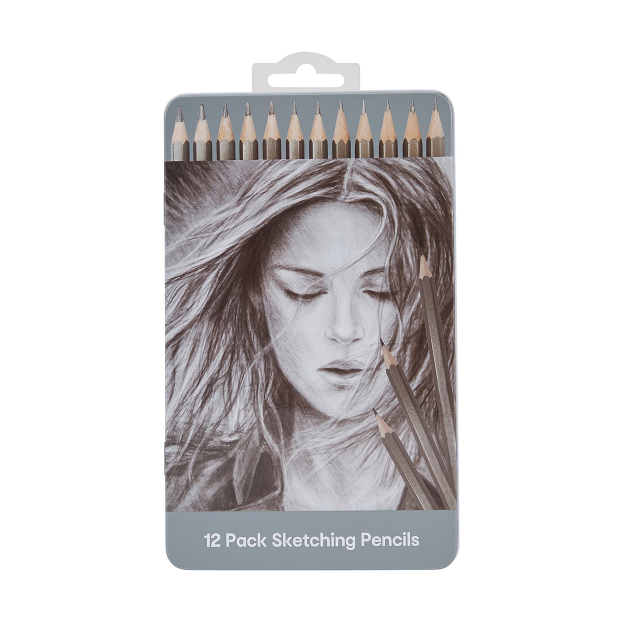 12 Pack Sketching Pencils Kmart