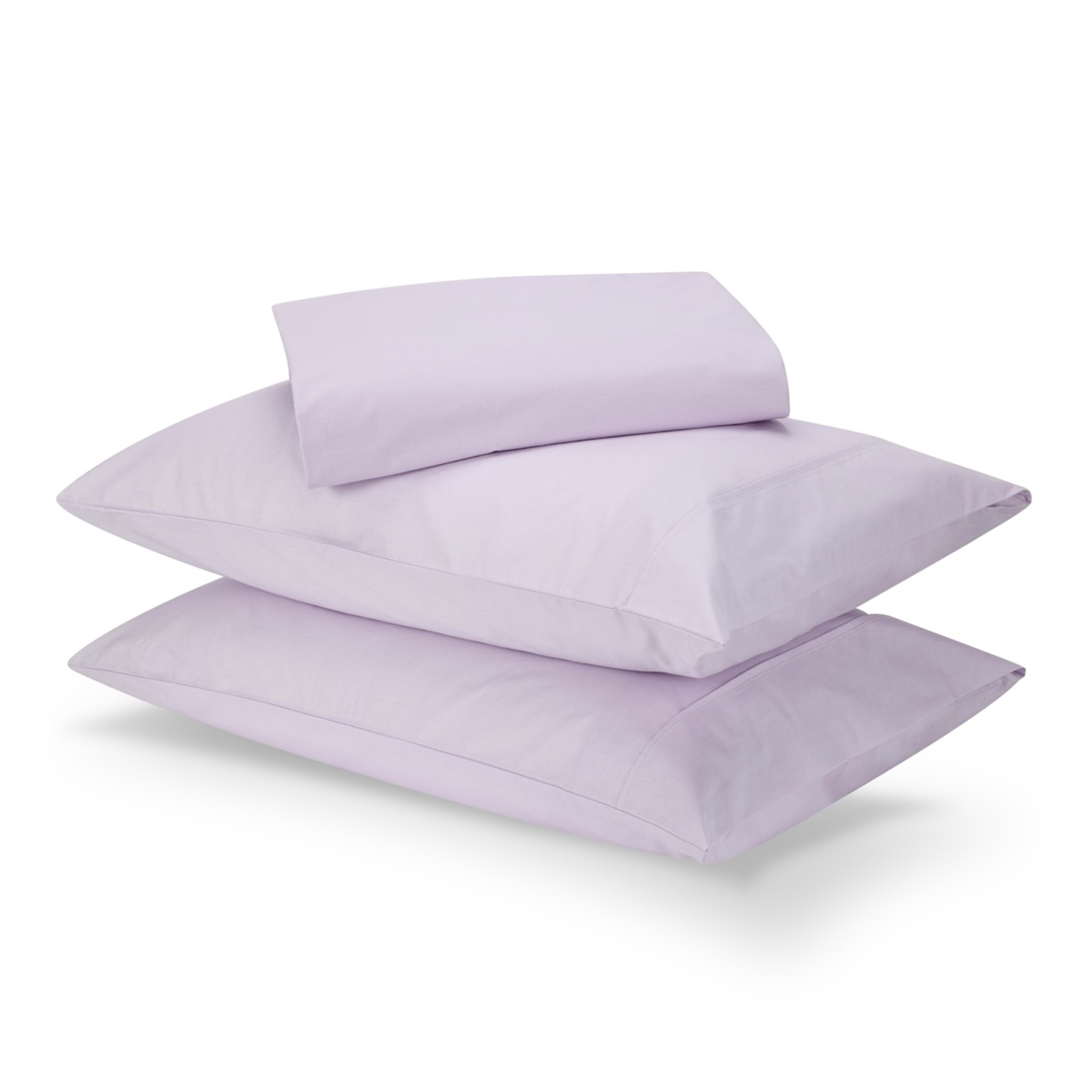 1 250 Thread Count Cotton Rich Sheet Set - King Bed, Lilac, 1 of 7