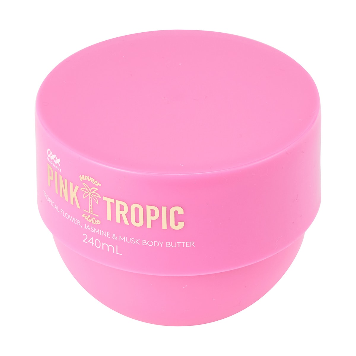 Oxx Fragrance Pink Tropic Summer Solstice Body Butter 240ml Tropical Flower Jasmine And Musk