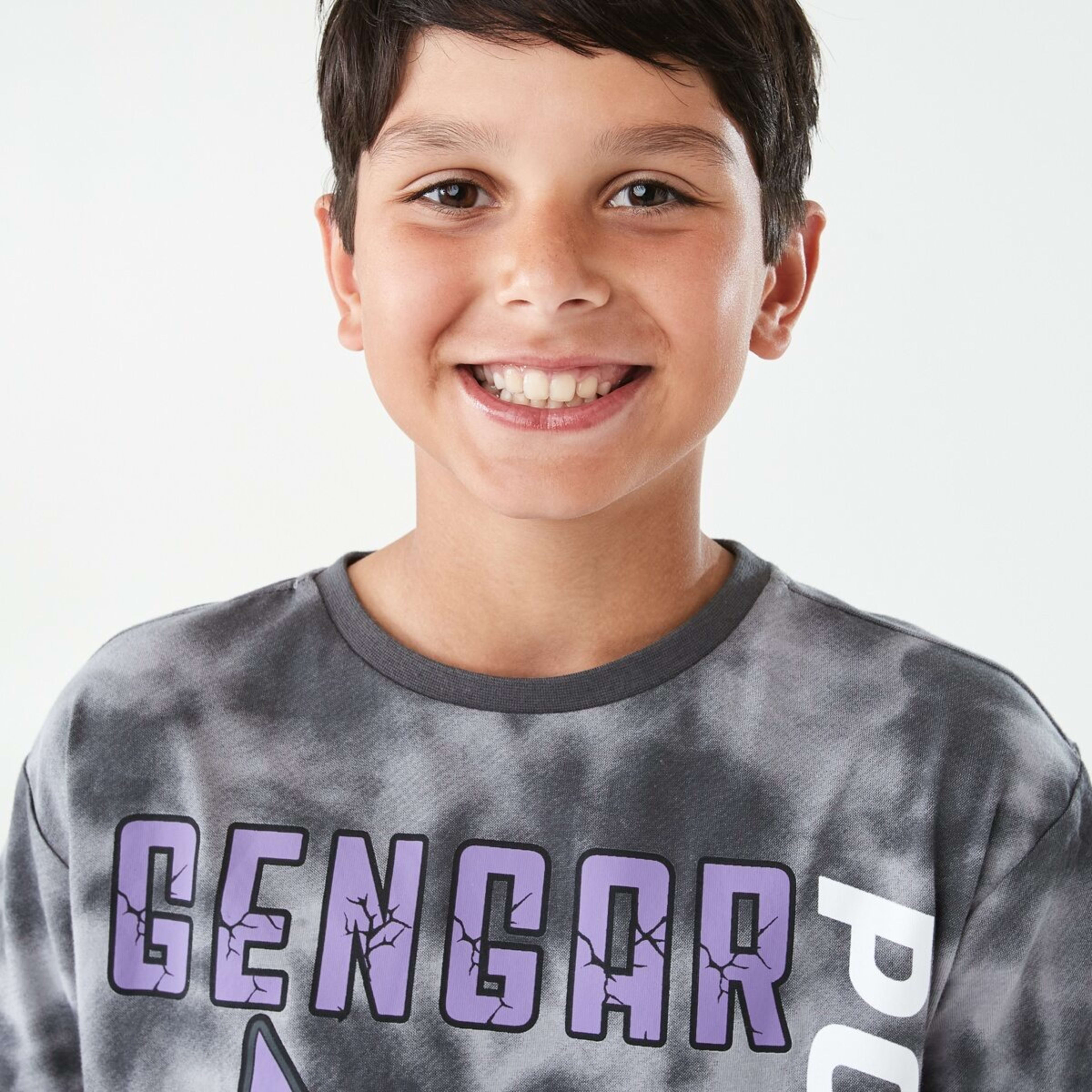 3 Pokemon Gengar License T-shirt Gengar Grey, 3 of 8
