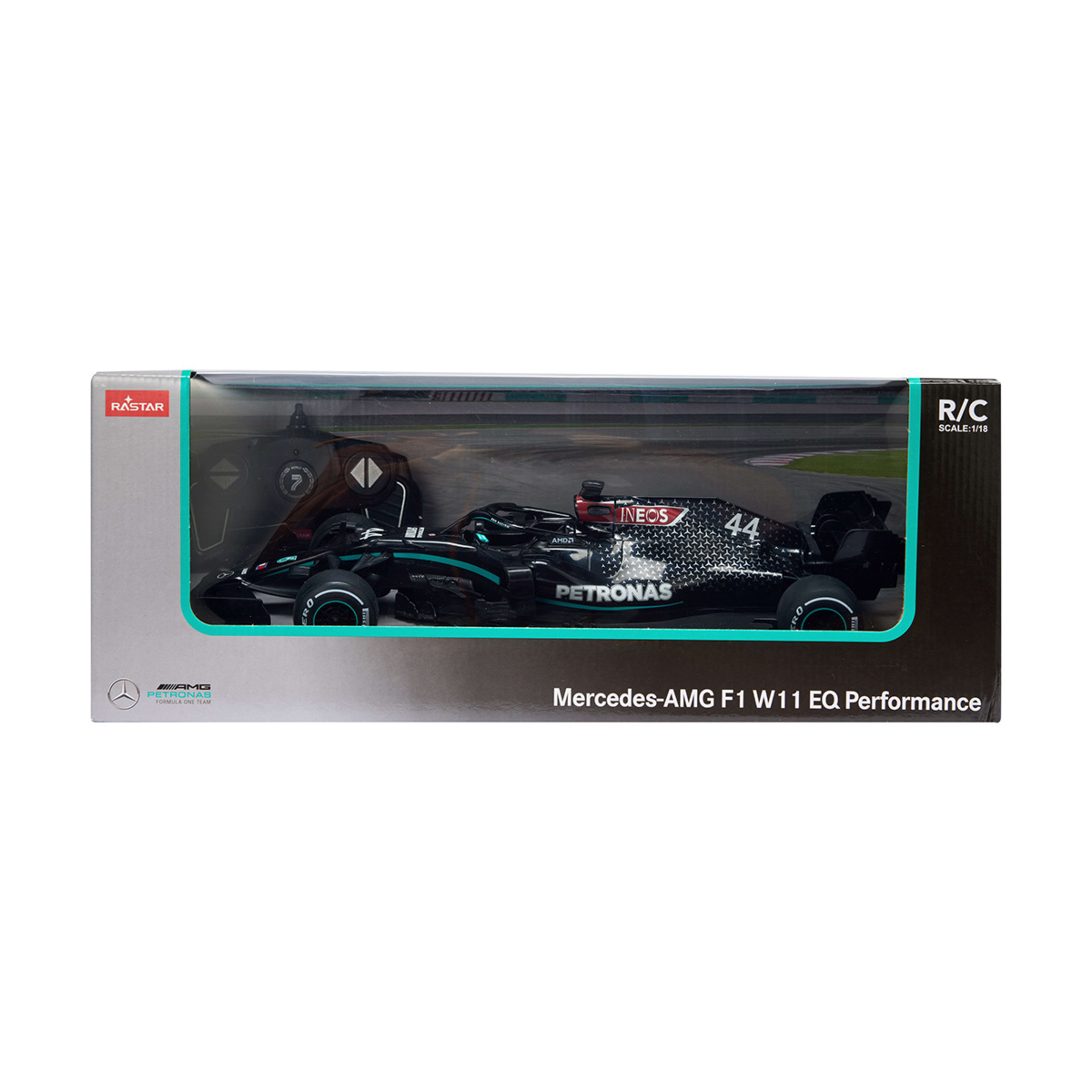 1 Rastar R/C 1:18 Mercedes-AMG F1 W11 EQ Performance Car, 1 of 8