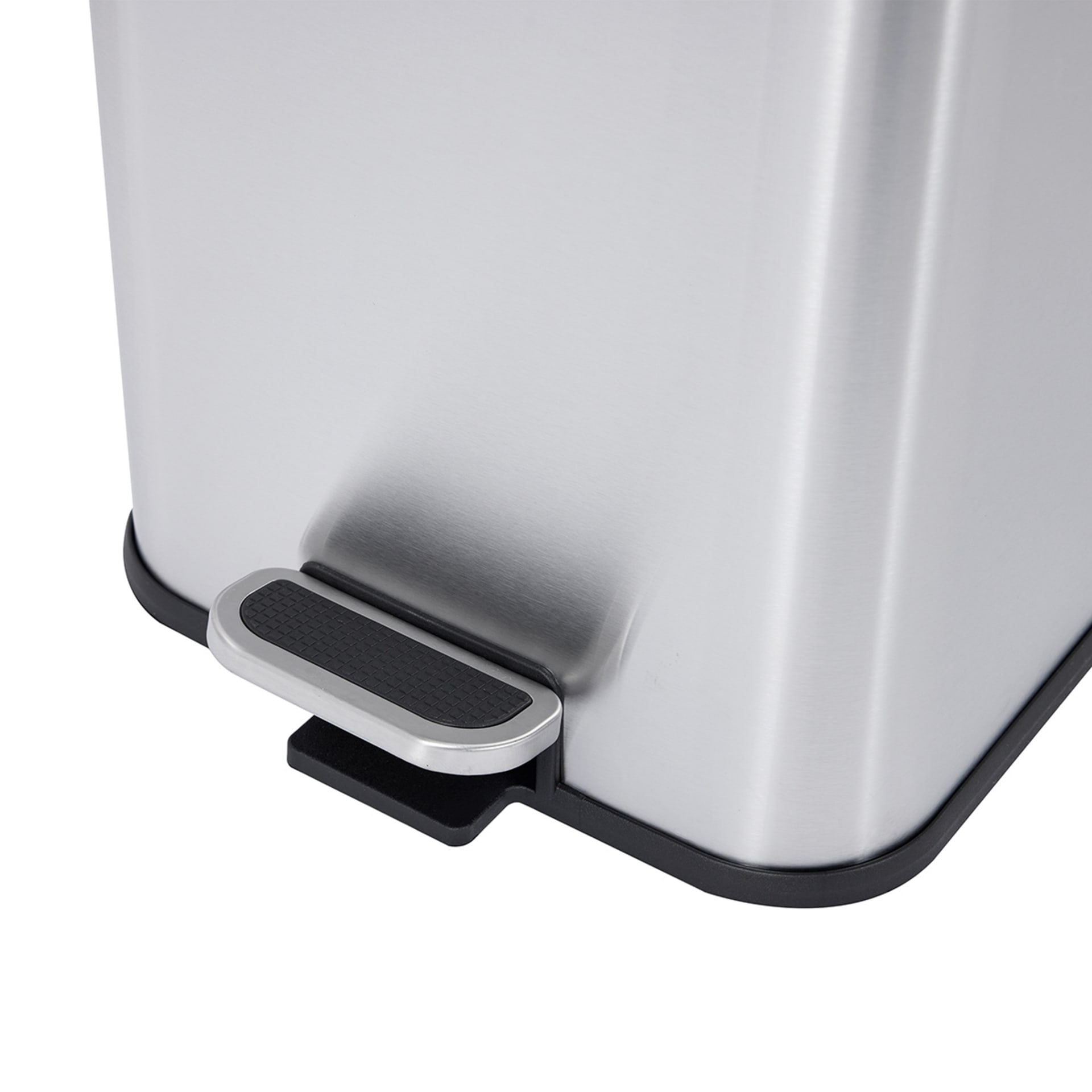 38L Stainless Steel Slim Line Bin Kmart