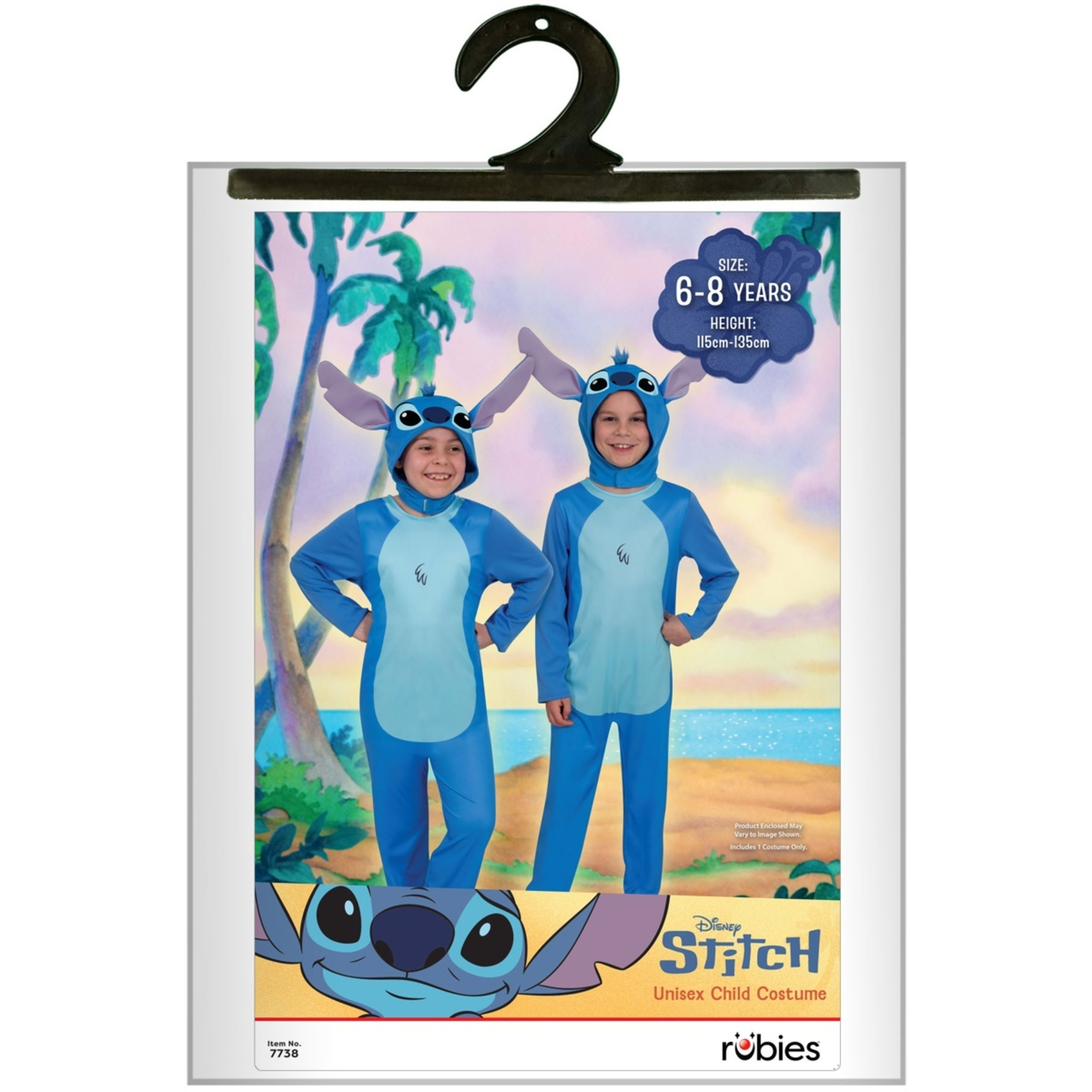 2 Disney Stitch Unisex Child Costume - Ages 6-8, 2 of 2