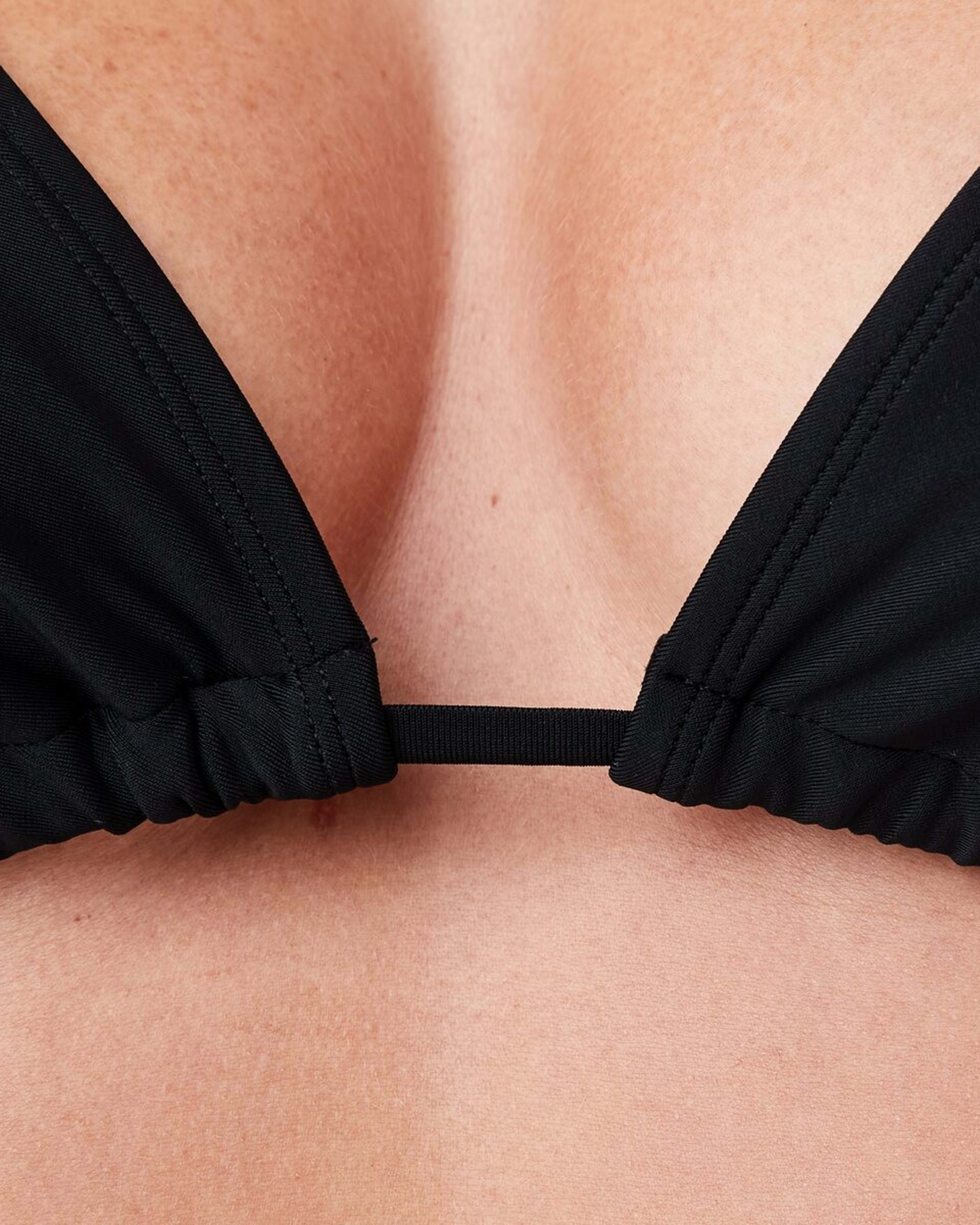 6 Slide Triangle Bikini Top BLACK, 6 of 8