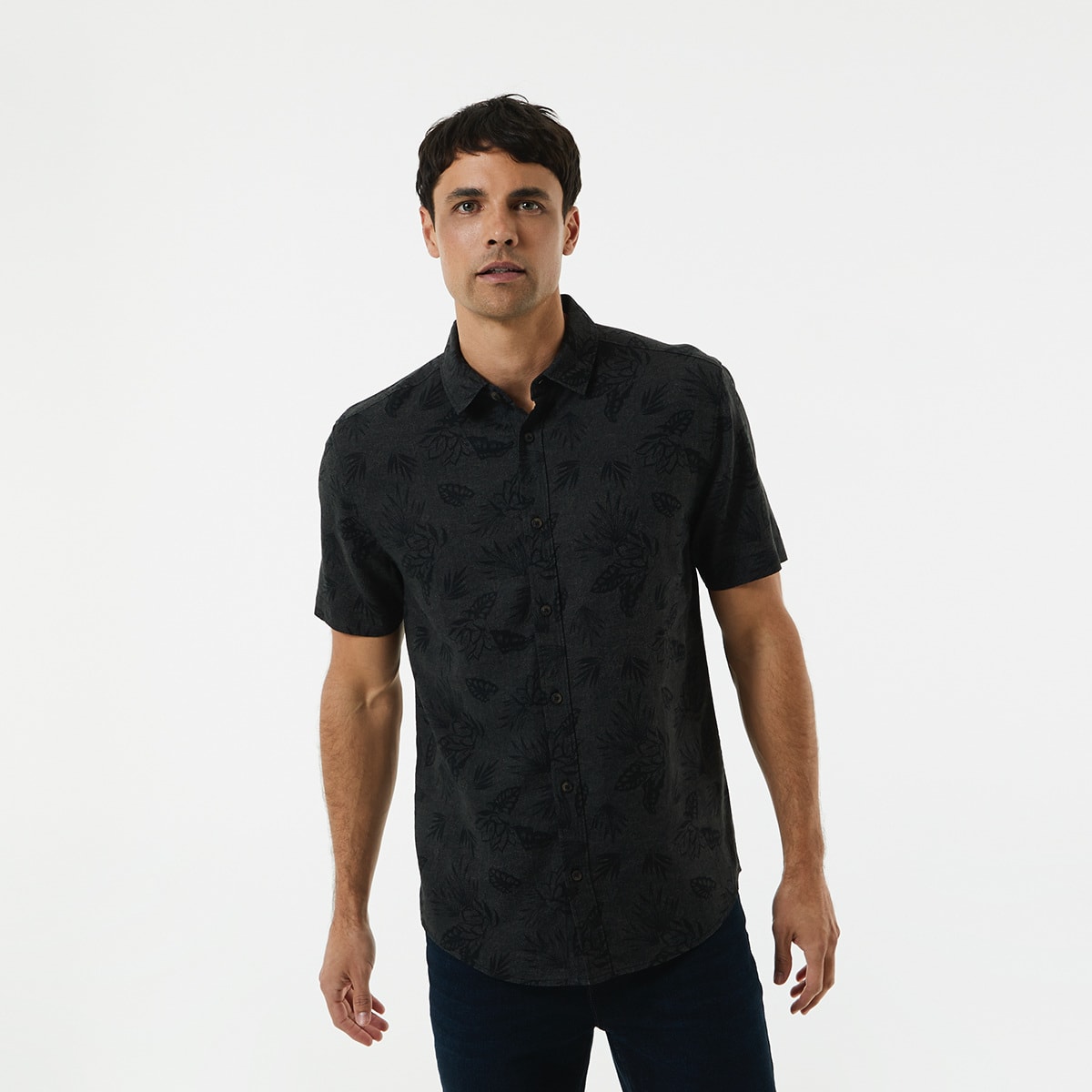 Mens black shop shirt kmart