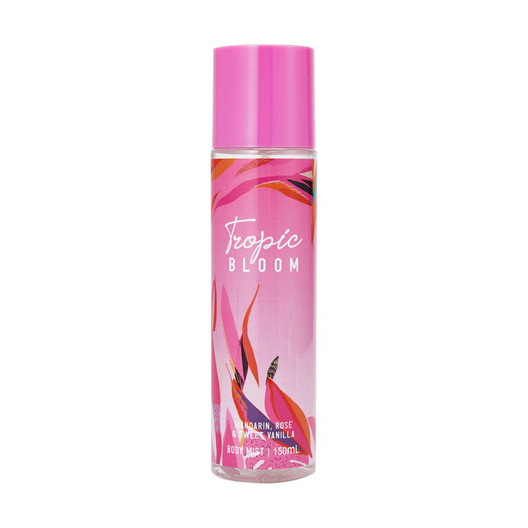 Tropic Bloom Mandarin, Rose and Sweet Vanilla Body Mist Kmart