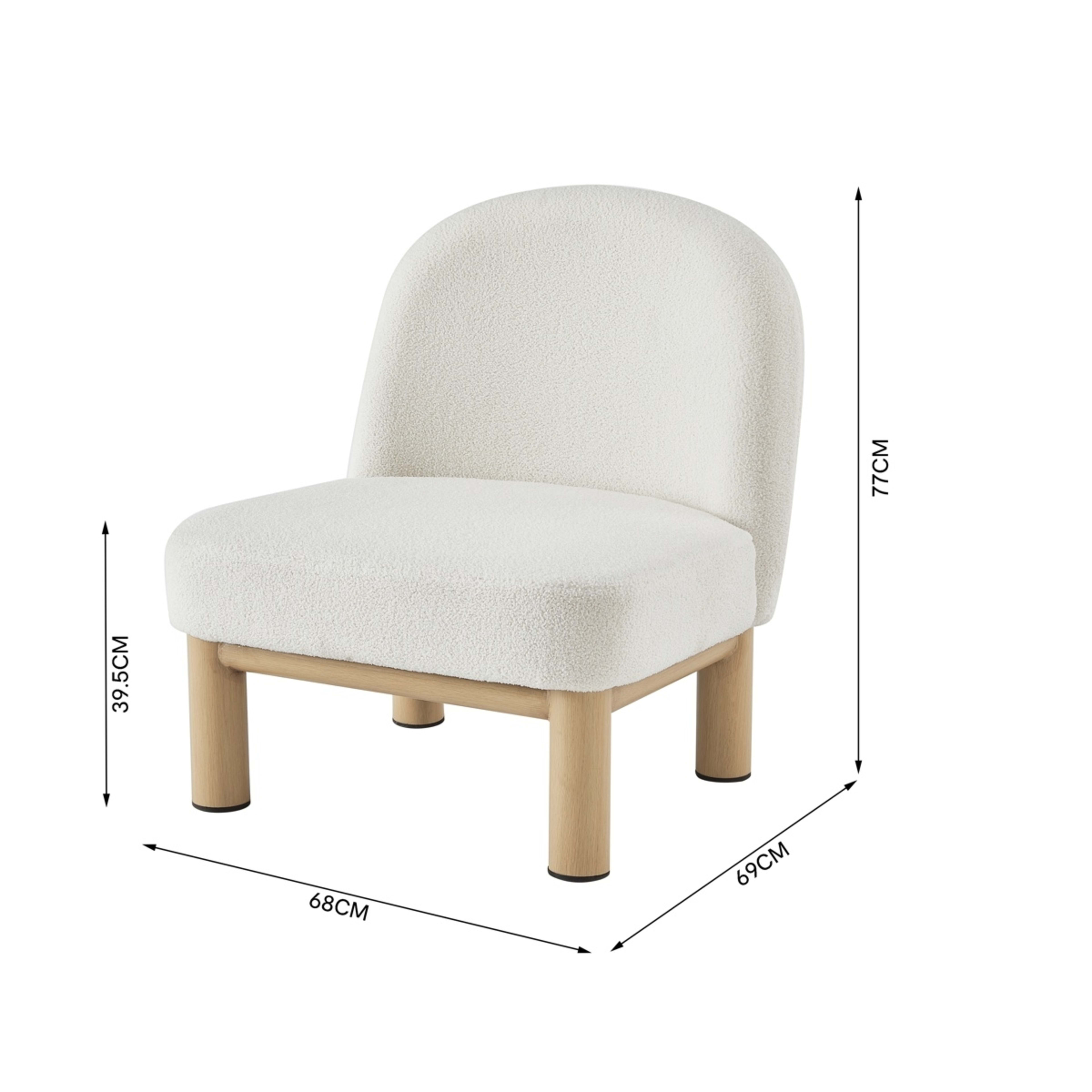9 Remi Boucle Lounge Chair, 9 of 10