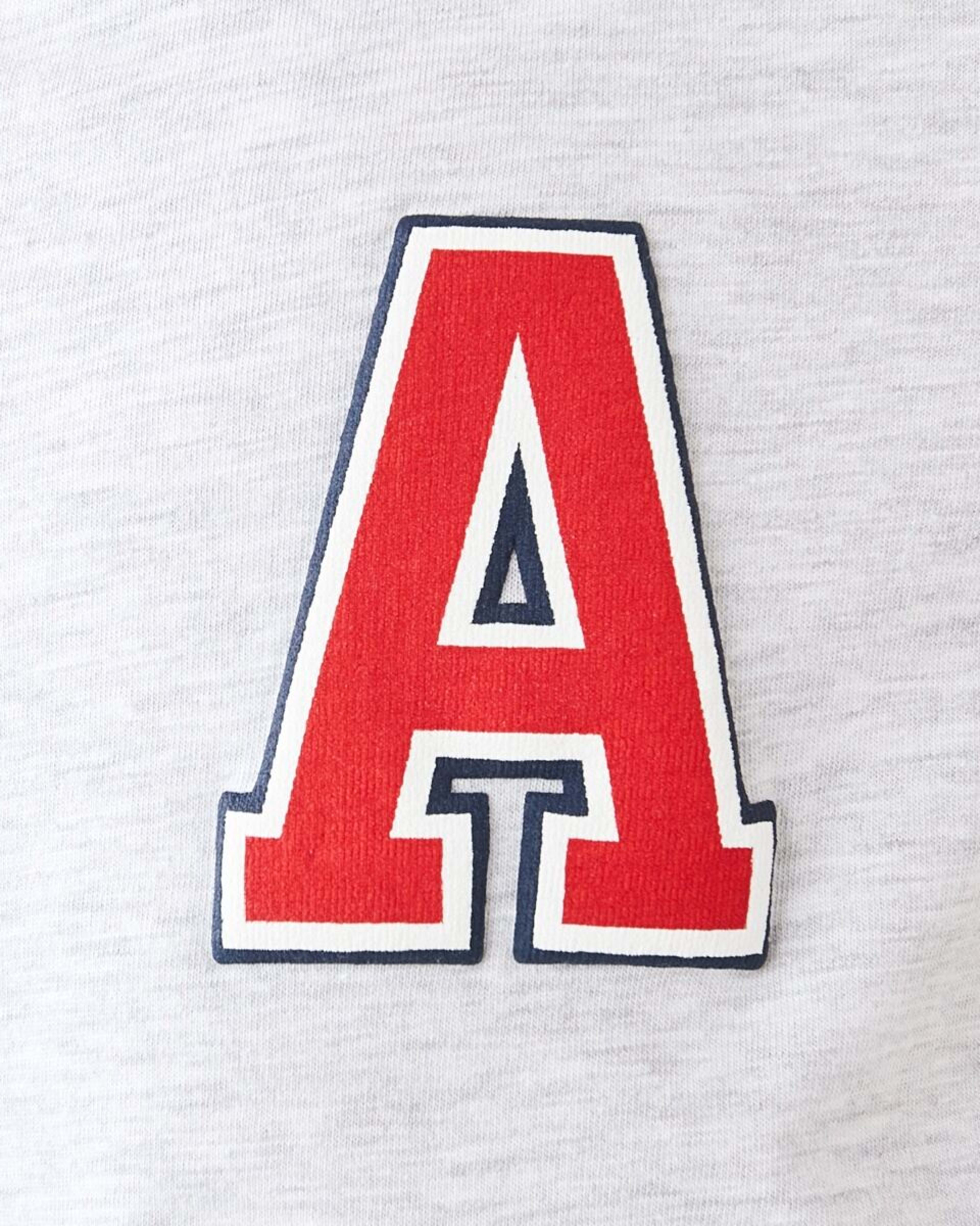 5 Printed Raglan Long Sleeve T-shirt Marl Ateam, 5 of 9